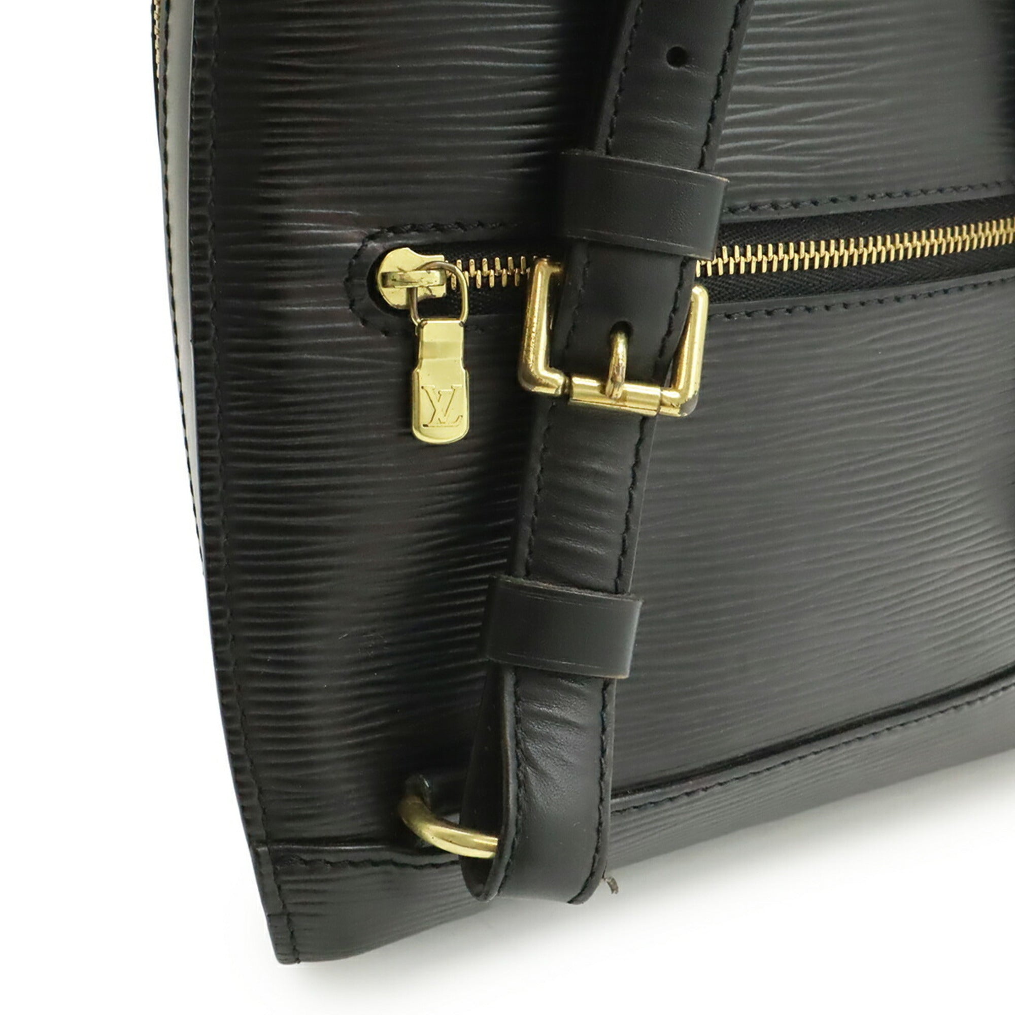 Louis Vuitton Epi Black Noir Epi Leather Backpack (Pre-Owned)