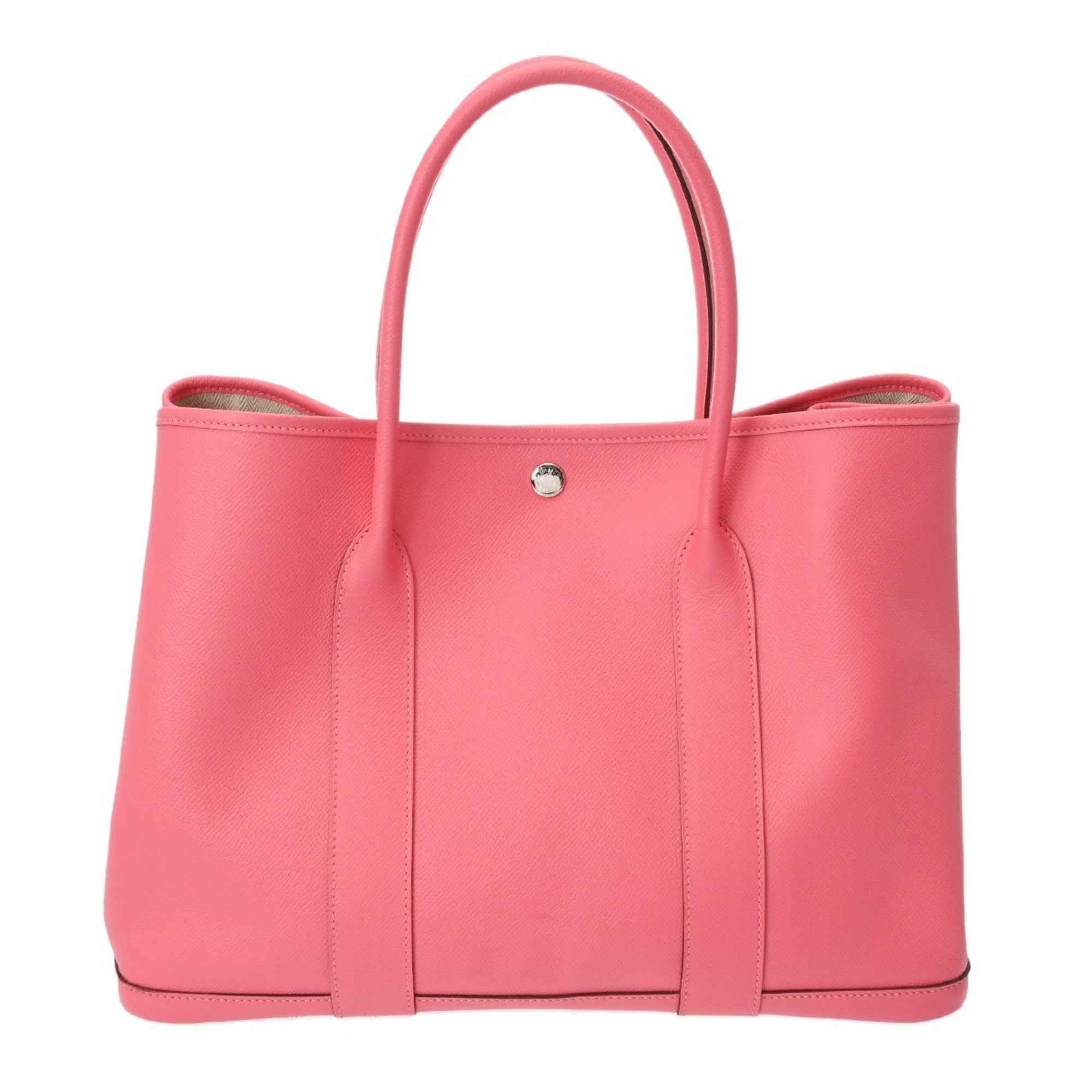 Hermes Rose Azalee Epsom Leather Handbag (Pre-Owned)