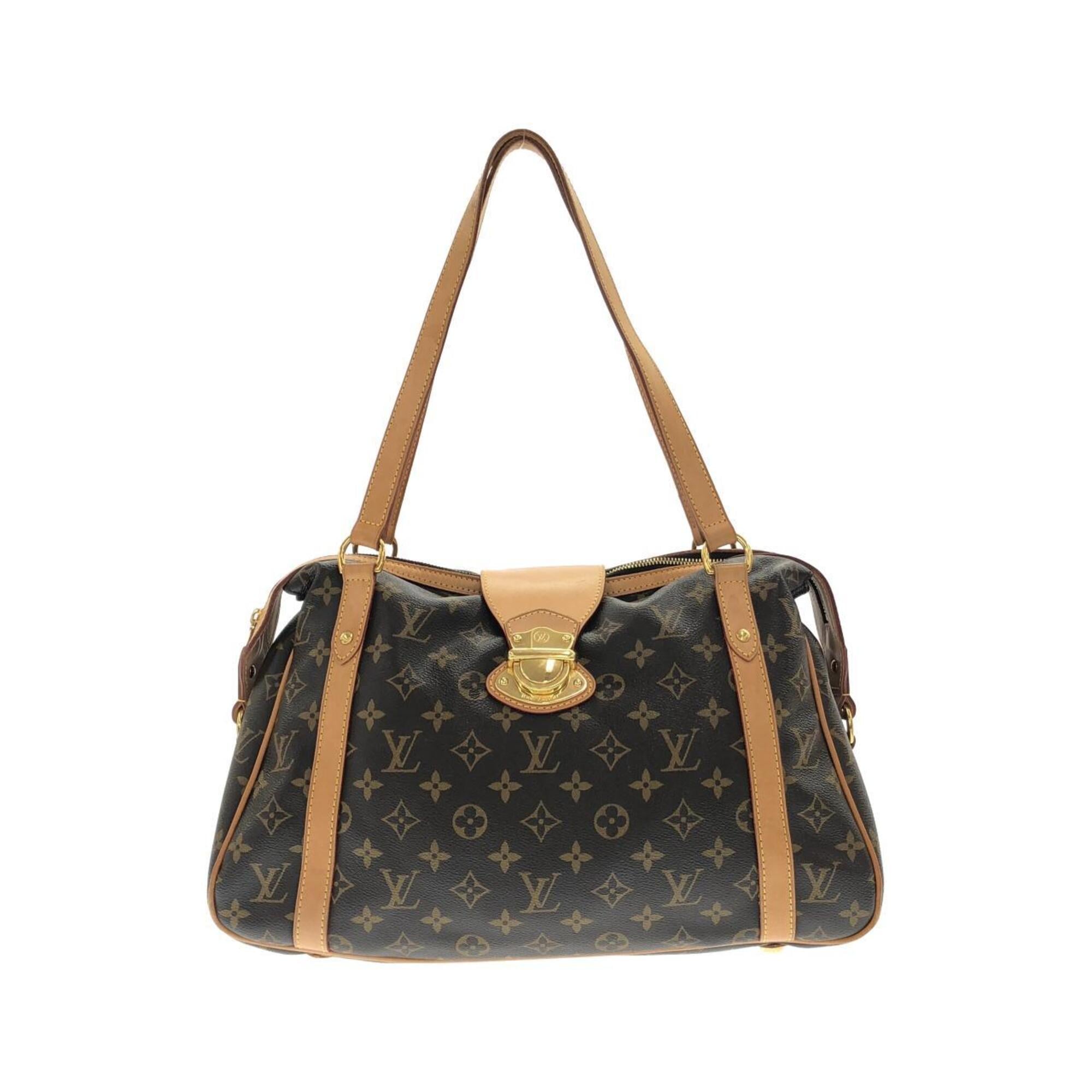 Louis Vuitton Monogram Marron Coated Canvas Shoulder Bag (Pre-Owned)