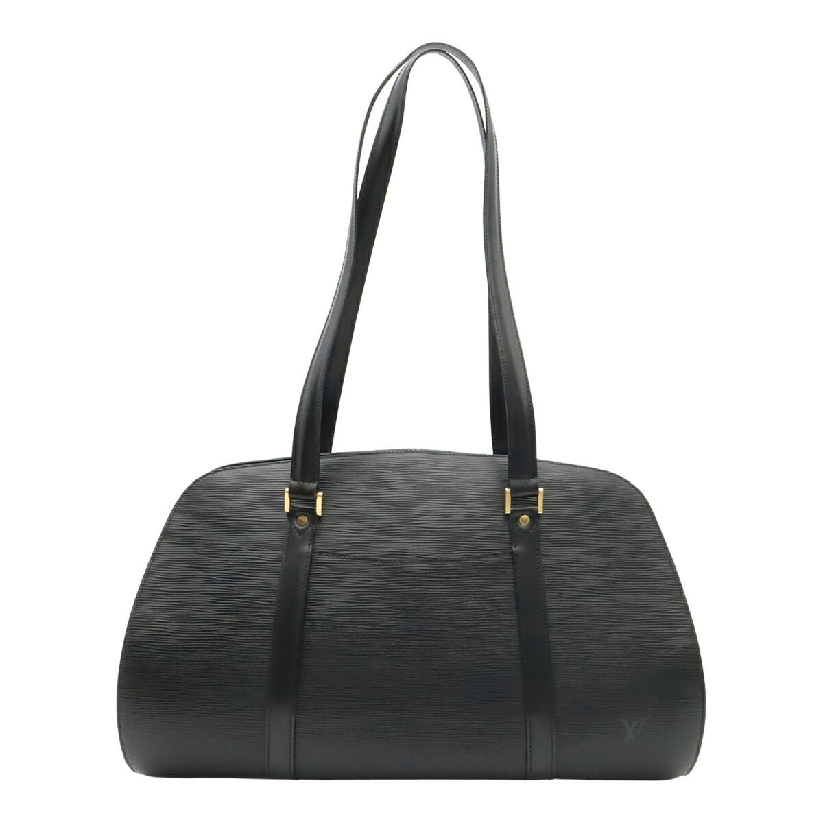 Louis Vuitton Black Noir Epi Leather Boston Bag Shoulder Bag (Pre-Owned)