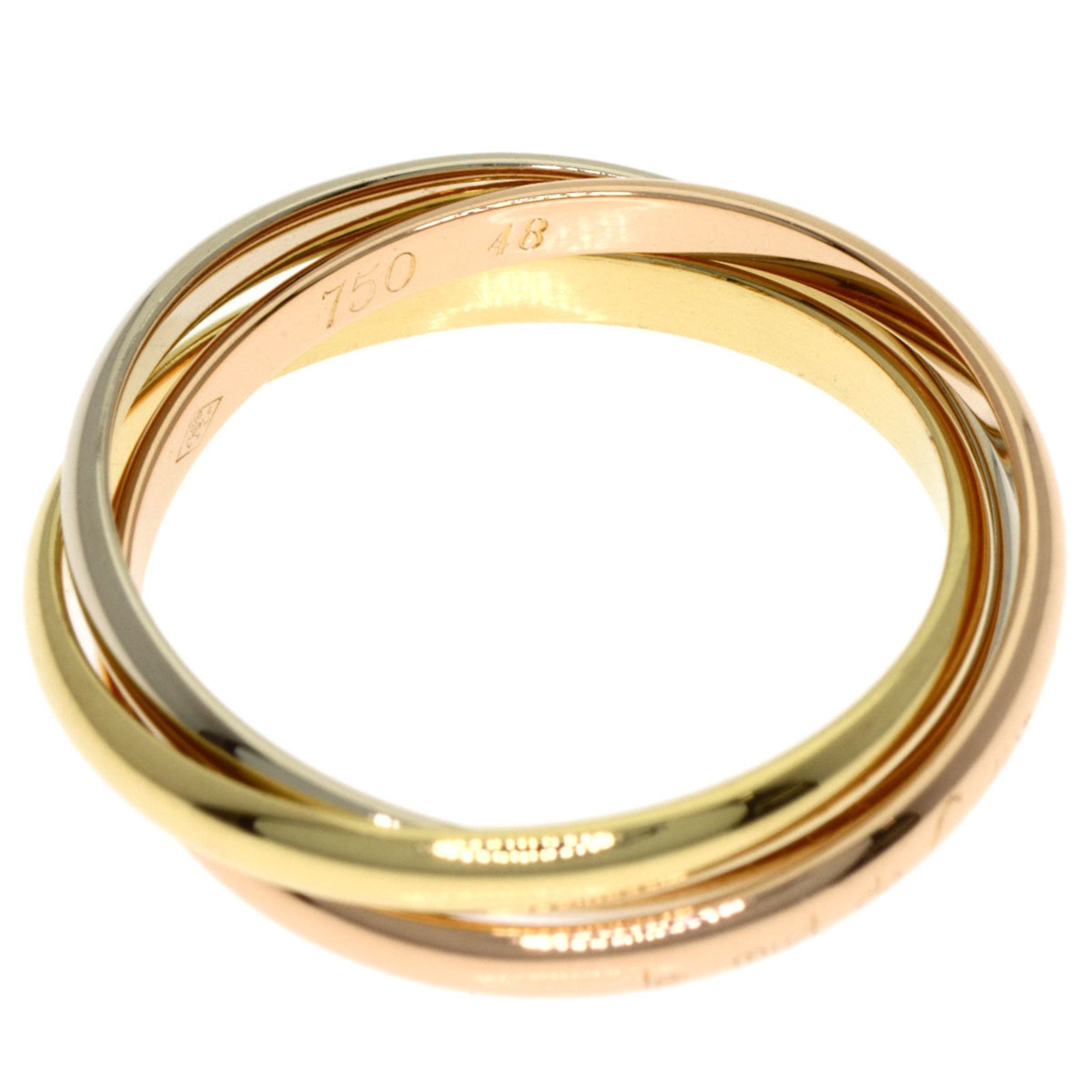 Cartier Yellow Gold (18K) Pink Gold (18K) White Gold (18K) Band Ring (Pre-Owned)