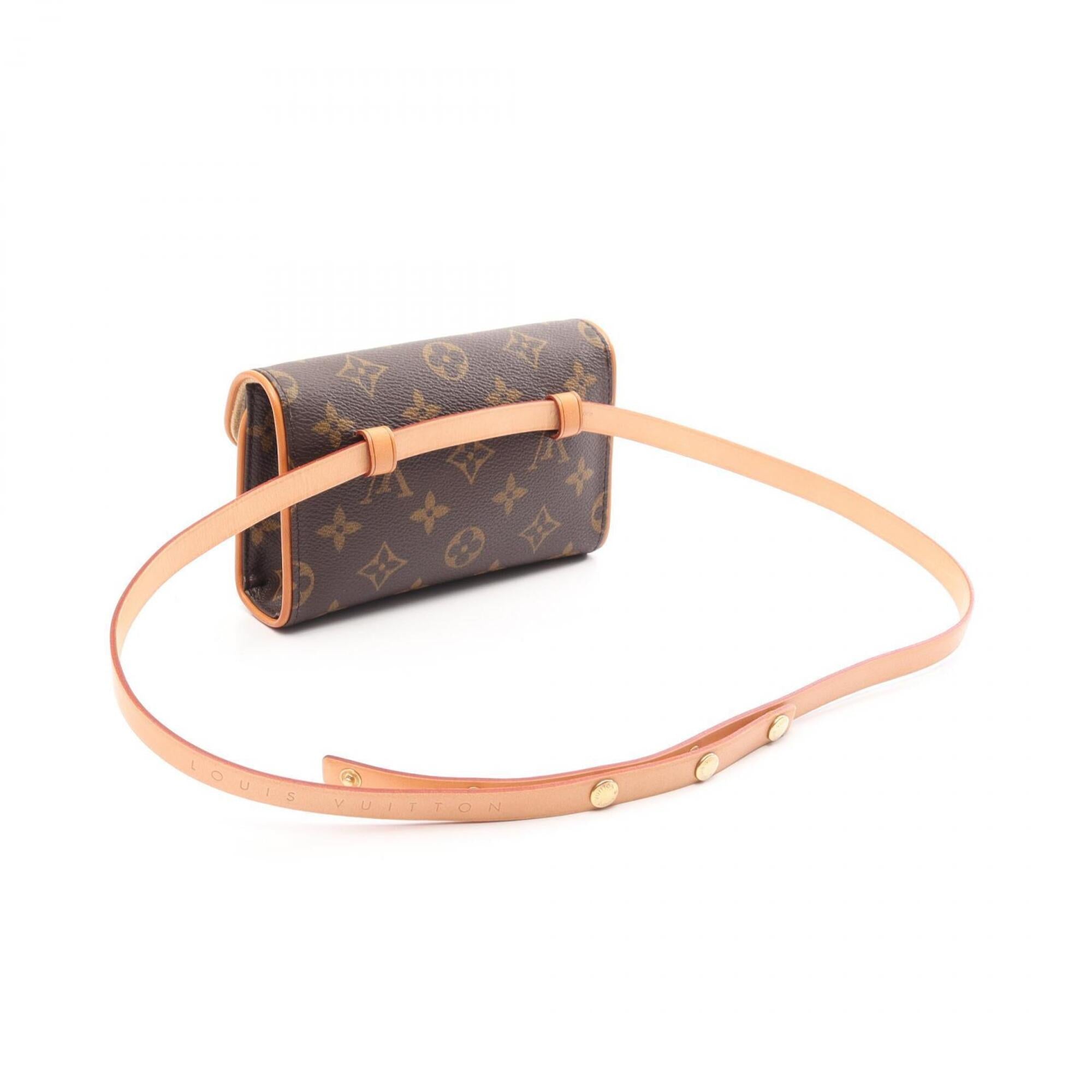 Louis Vuitton Brown Coated Canvas Pvc Monogram Leather Fanny Pack Handbag Sling Bag (Pre-Owned)
