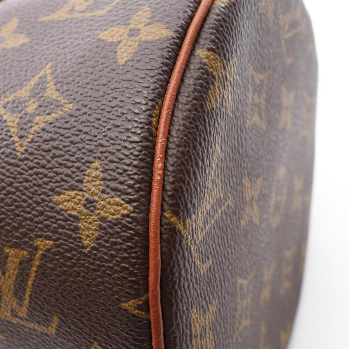 Louis Vuitton Brown Monogram Coated Canvas Handbag (Pre-Owned)