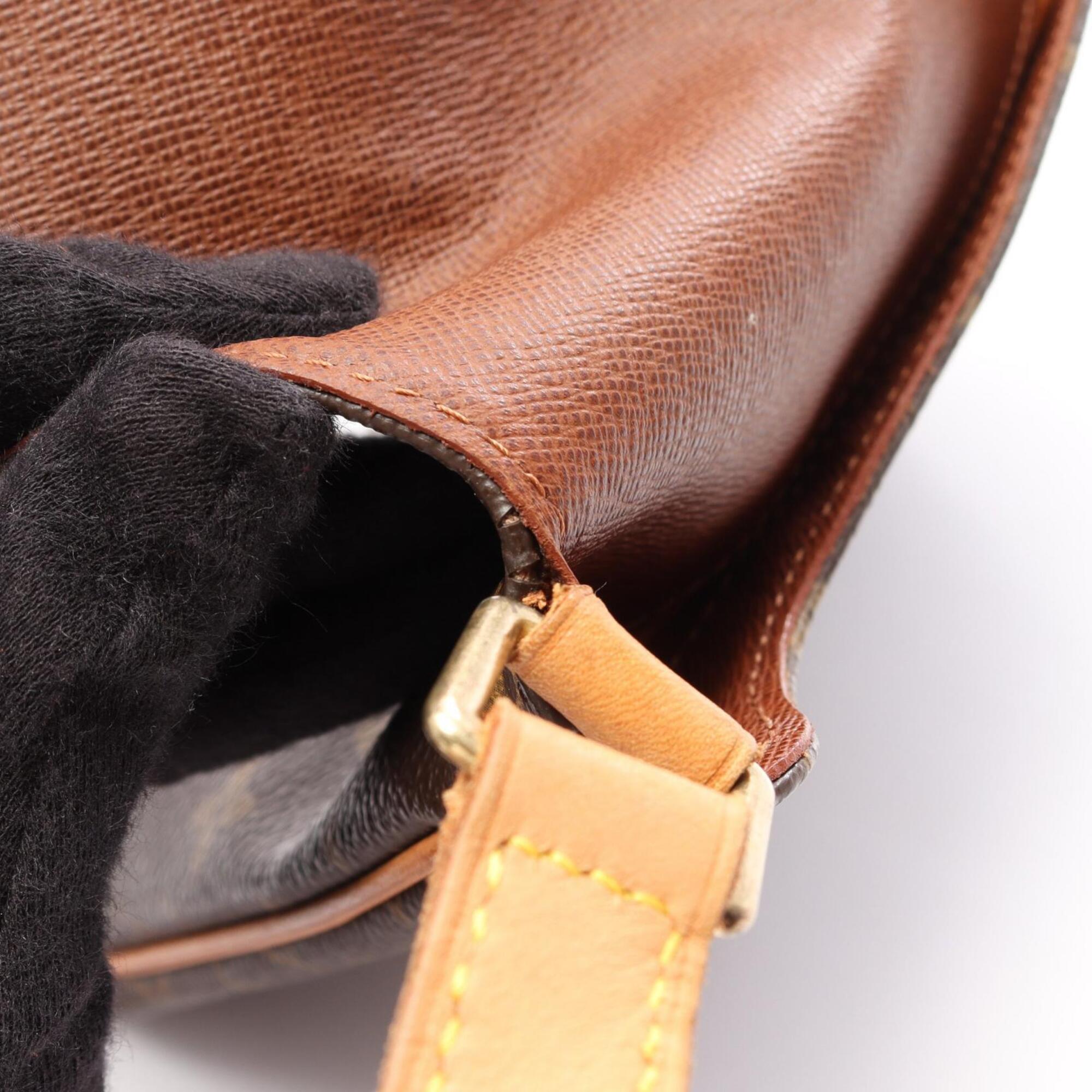 Louis Vuitton Brown Pvc Leather Handbag Shoulder Bag (Pre-Owned)