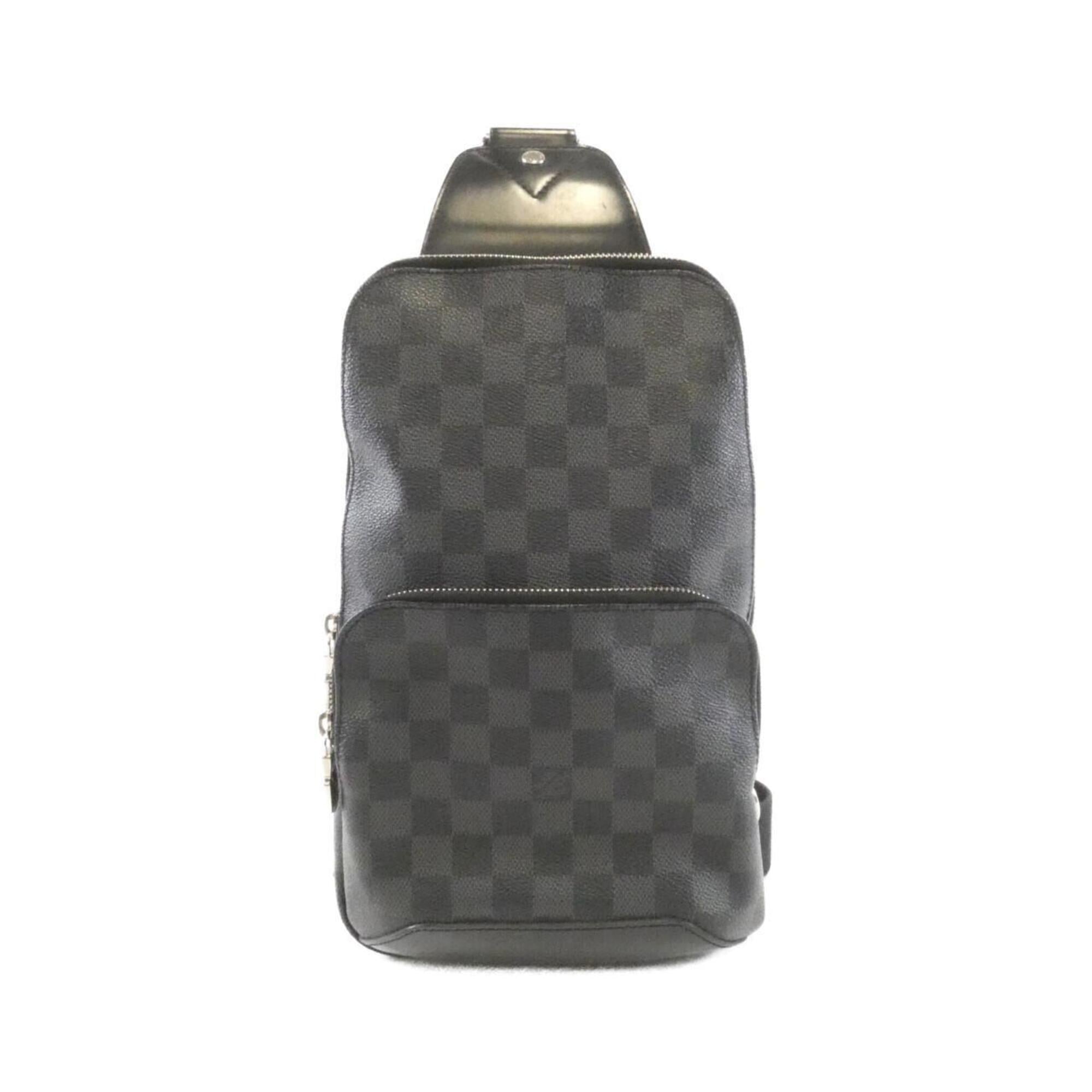 Louis Vuitton Graphite Coated Canvas Shoulder Bag (Pre-Owned)