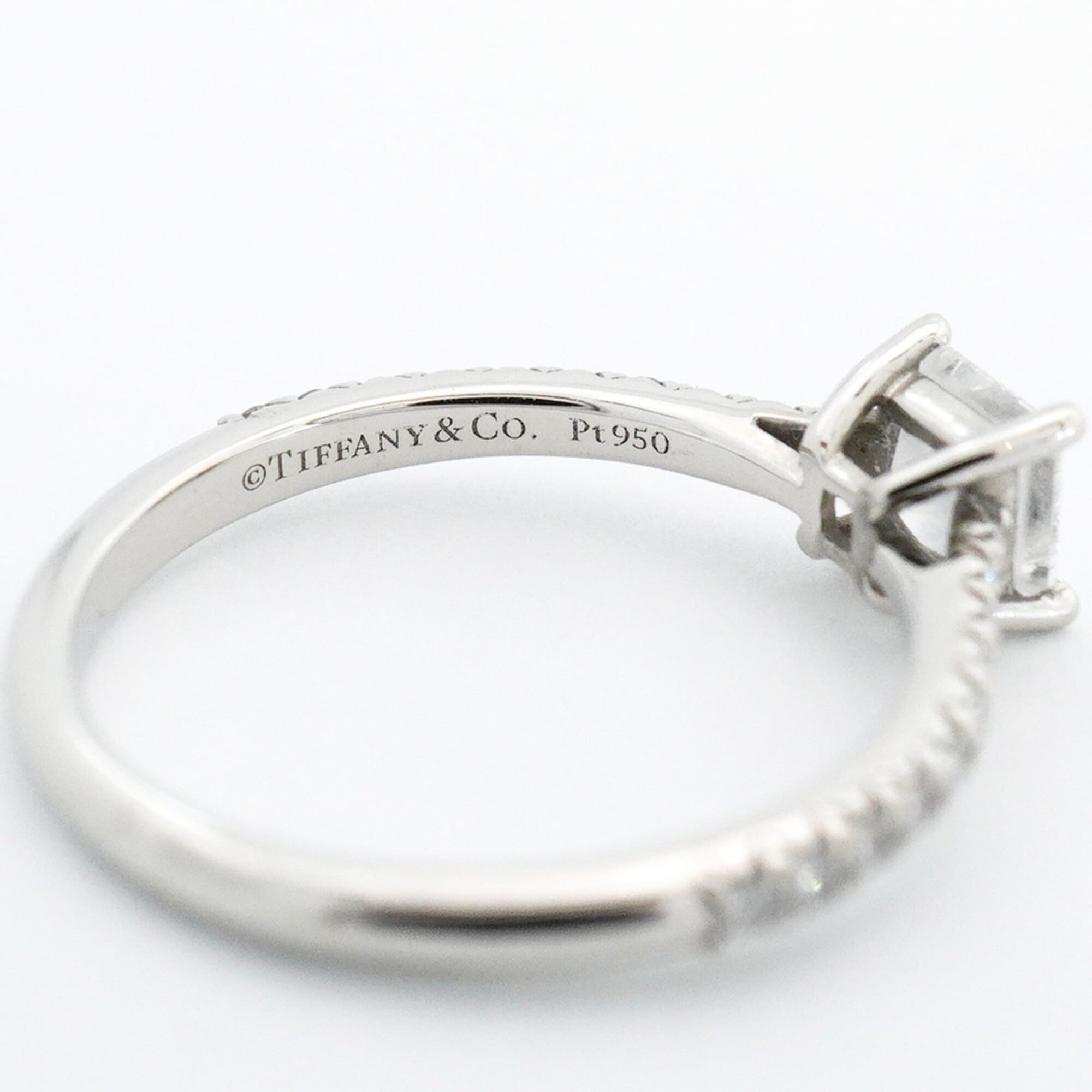 Tiffany Platinum 950 Band Ring (Pre-Owned)