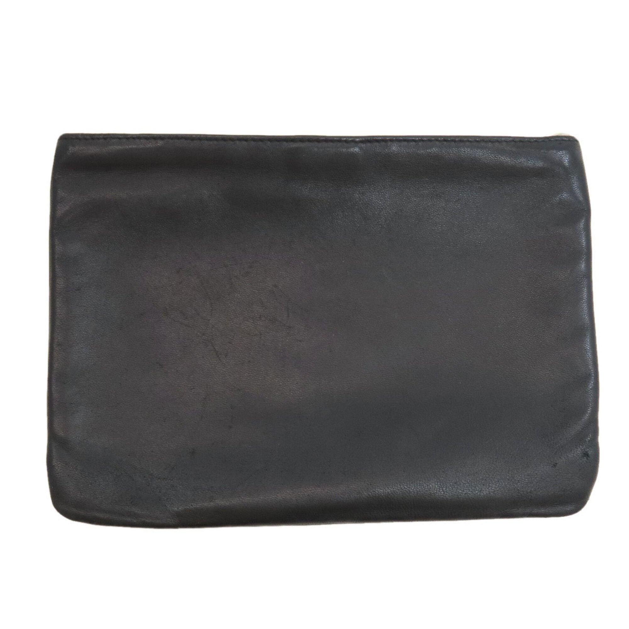 Loewe Black Leather Pouch (Pre-Owned)