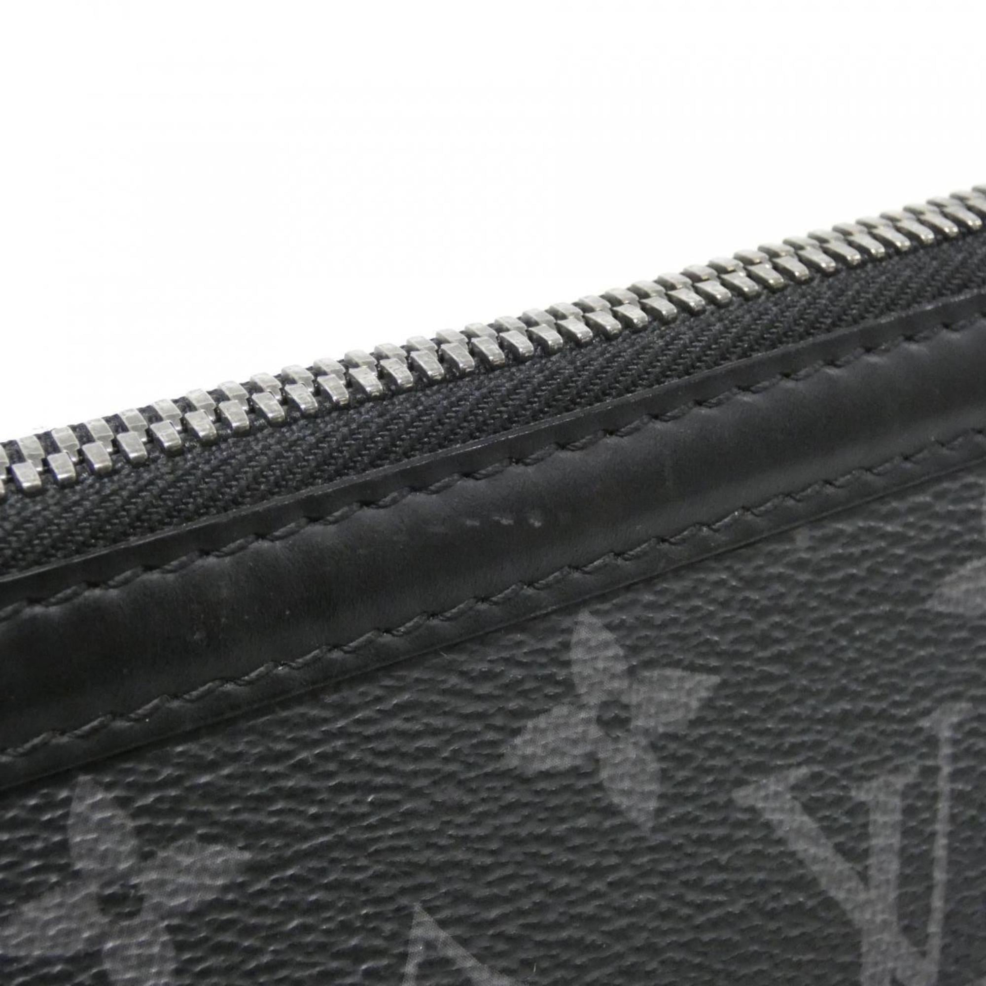 Louis Vuitton Black Coated Canvas Shoulder Bag (Pre-Owned)