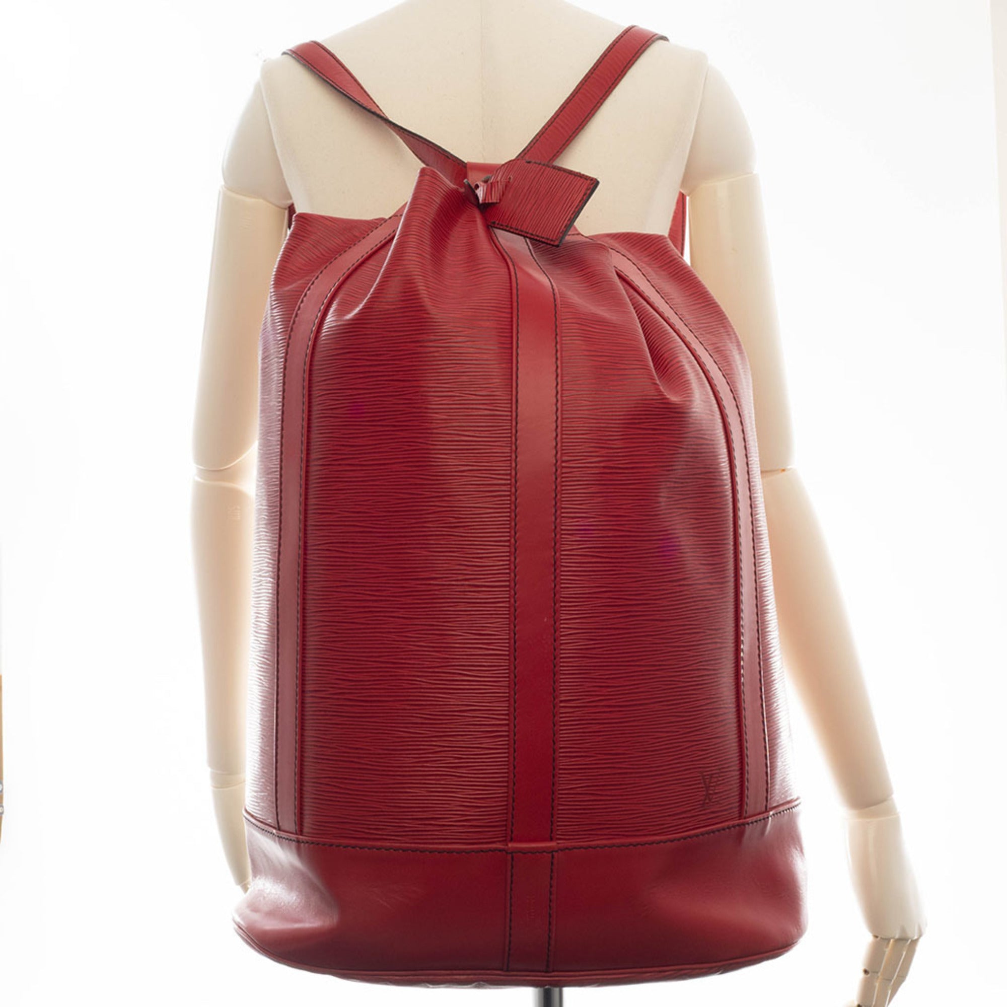 Louis Vuitton Castilian Red Epi Leather Backpack (Pre-Owned)