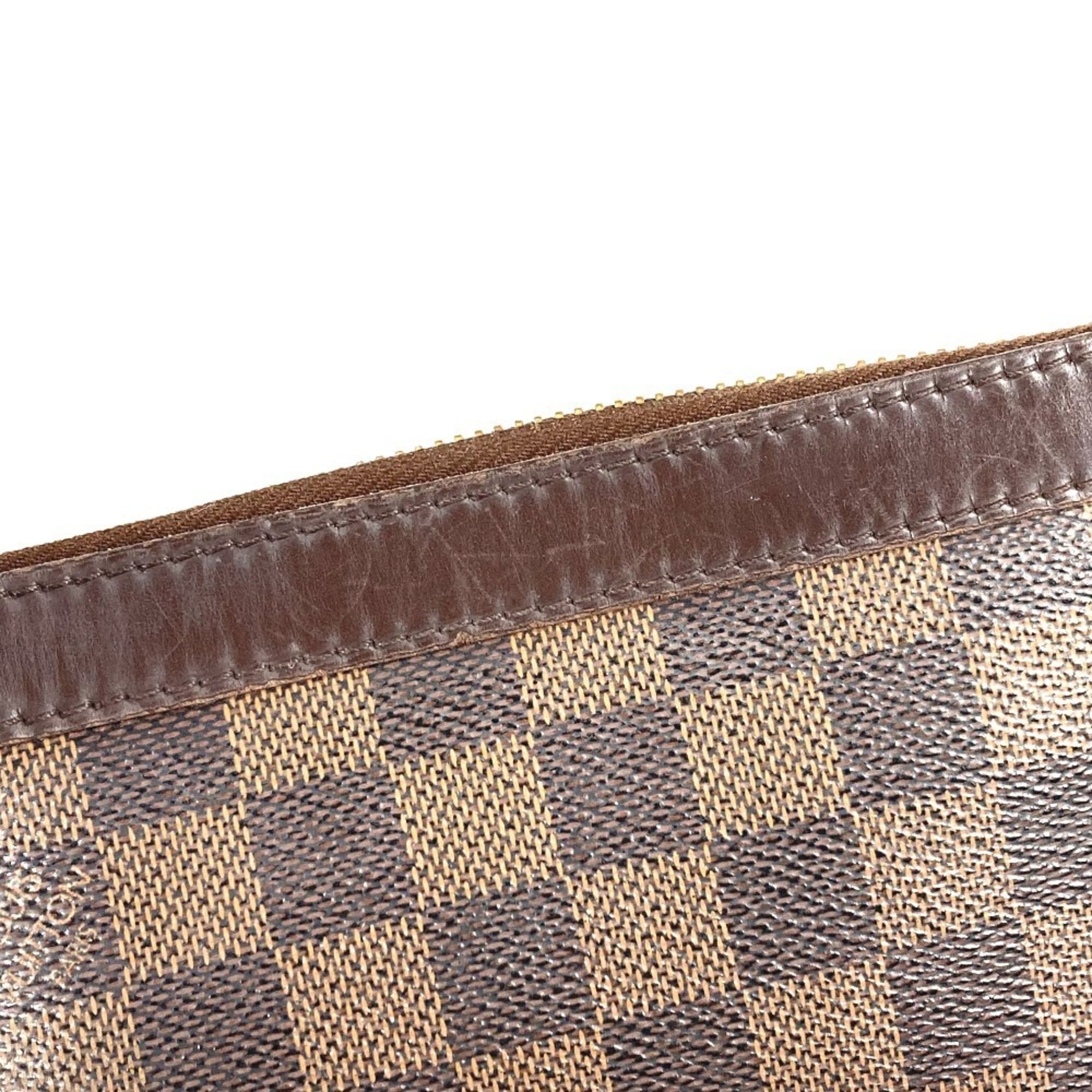 Louis Vuitton Brown Damier Canvas Ebene Damier Canvas Handbag Shoulder Bag (Pre-Owned)