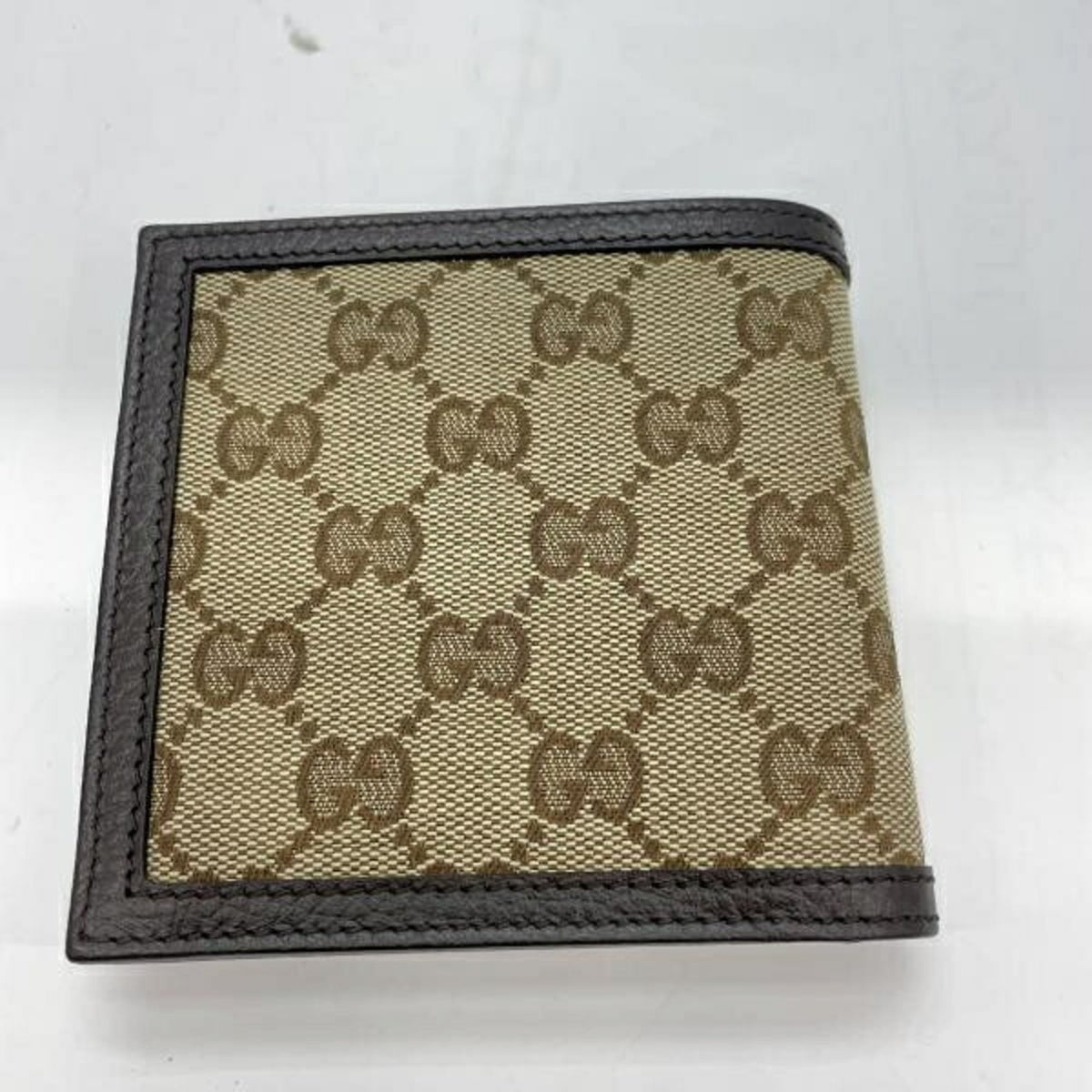 Gucci Brown Gg Canvas Wallet (Bi-Fold) (Pre-Owned)