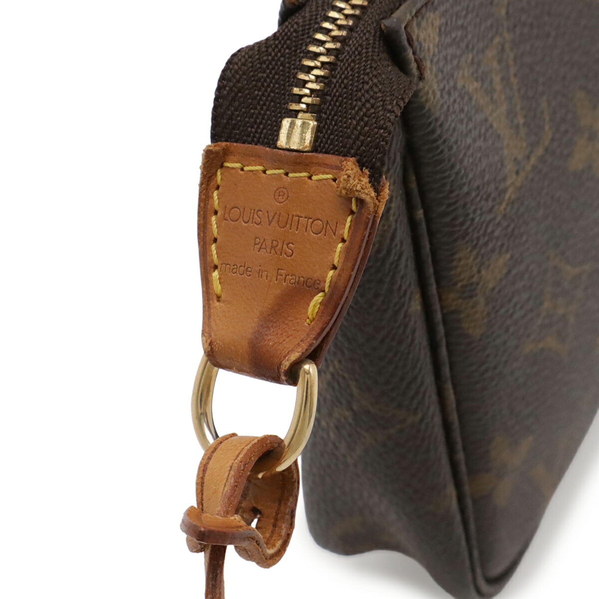 Louis Vuitton Brown Galle Monogram Monogram Handbag Pochette Pouch (Pre-Owned)