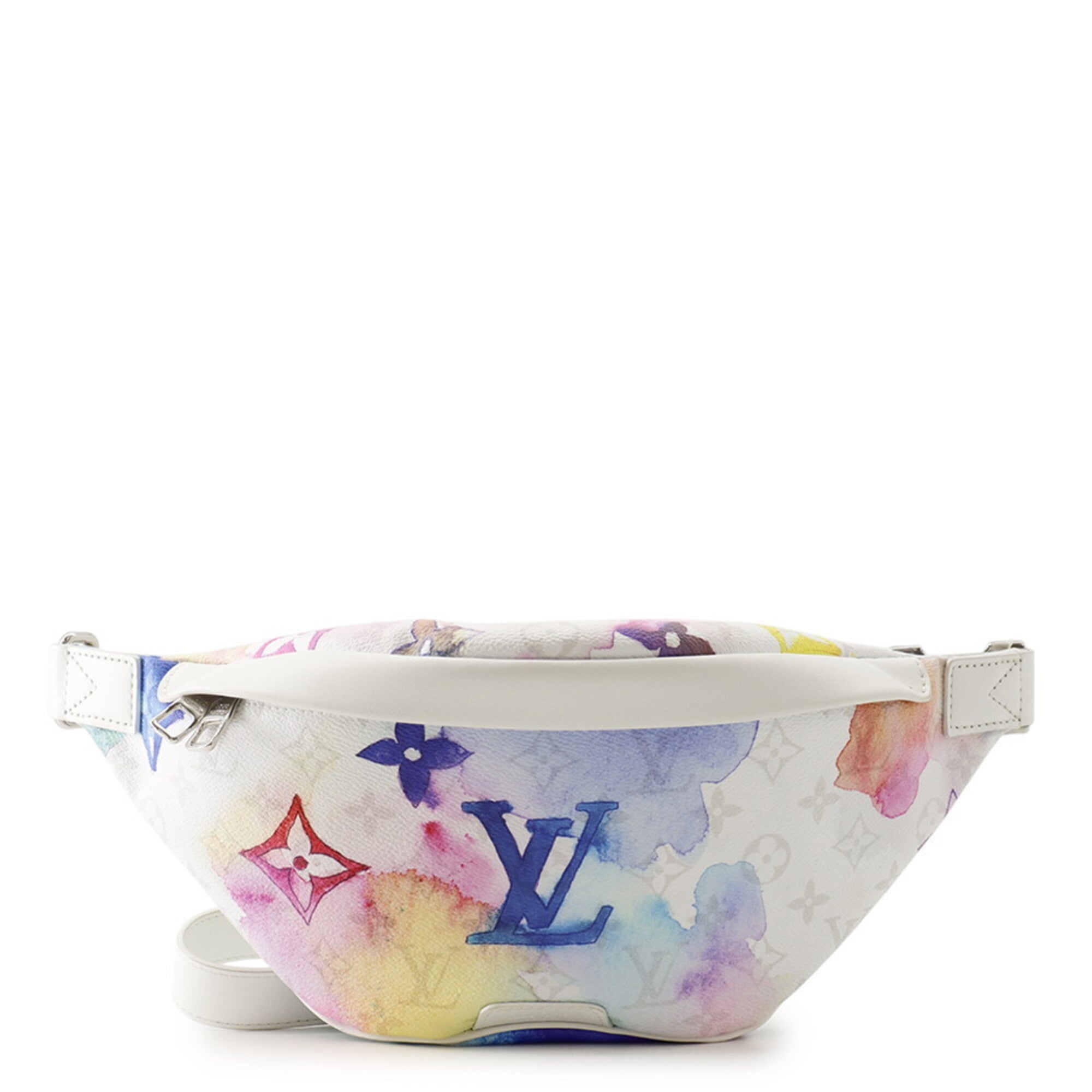Louis Vuitton Monogram Watercolor Blanc Multi-Color Handbag Sling Bag (Pre-Owned)