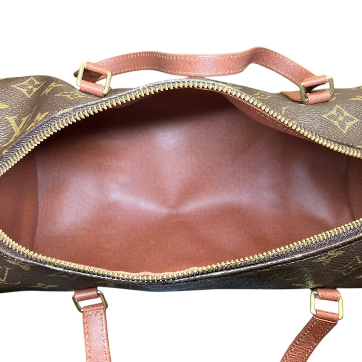 Louis Vuitton Brown Monogram Handbag Pouch (Pre-Owned)