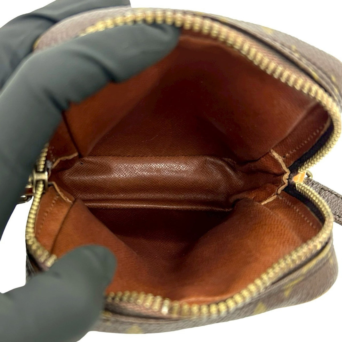 Louis Vuitton Brown Leather Pvc Pochette Shoulder Bag (Pre-Owned)