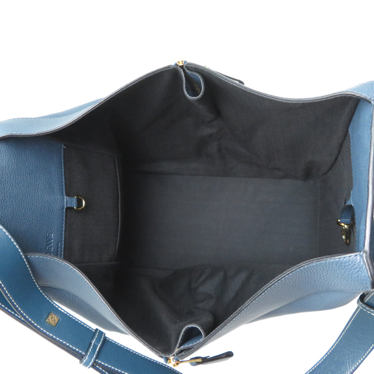 Loewe Blue Leather Handbag (Pre-Owned)