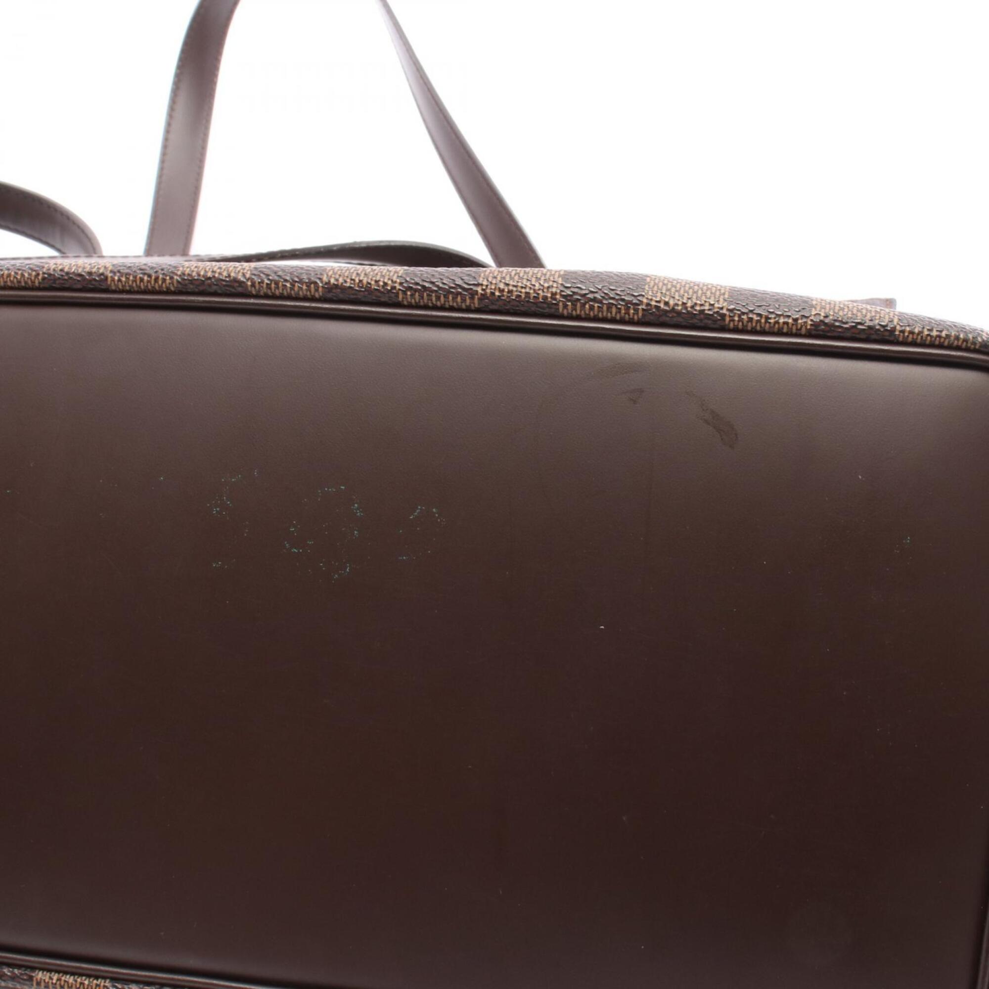 Louis Vuitton Brown Damier Canvas Coated Canvas Damier Canvas Leather Handbag Tote Bag (Pre-Owned)