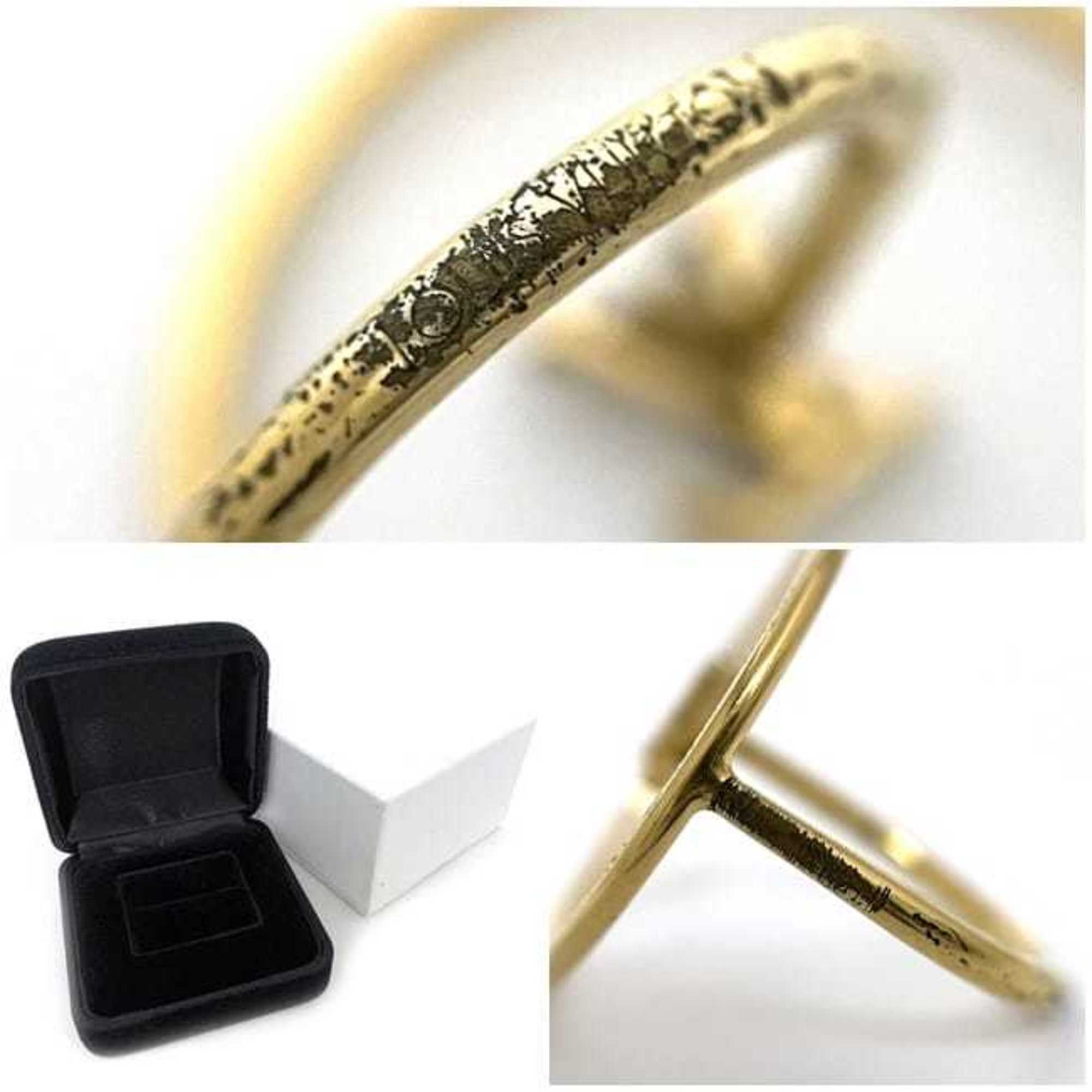 Louis Vuitton Gold Plating Band Ring (Pre-Owned)