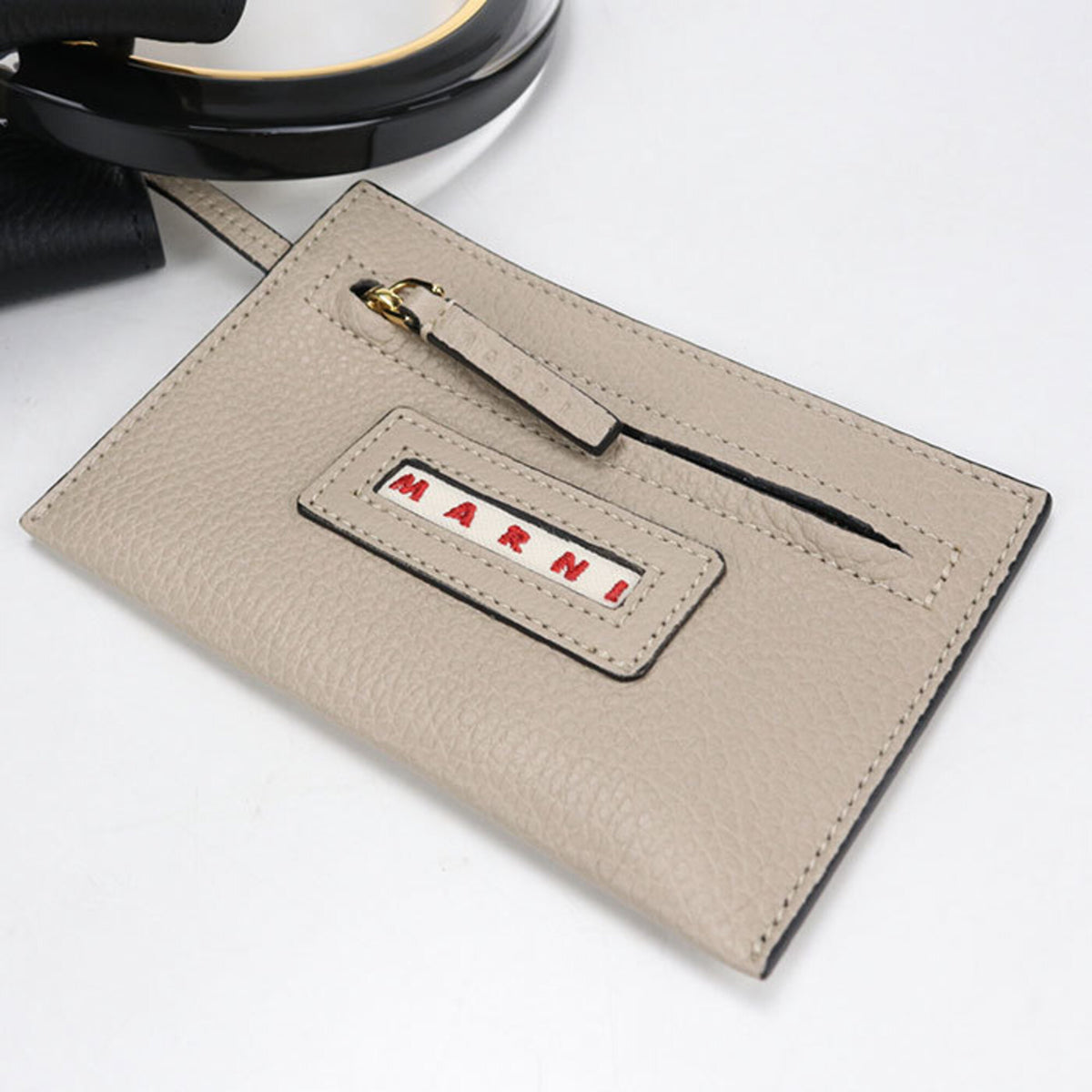 Marni Black Leather Handbag Pouch (Pre-Owned)