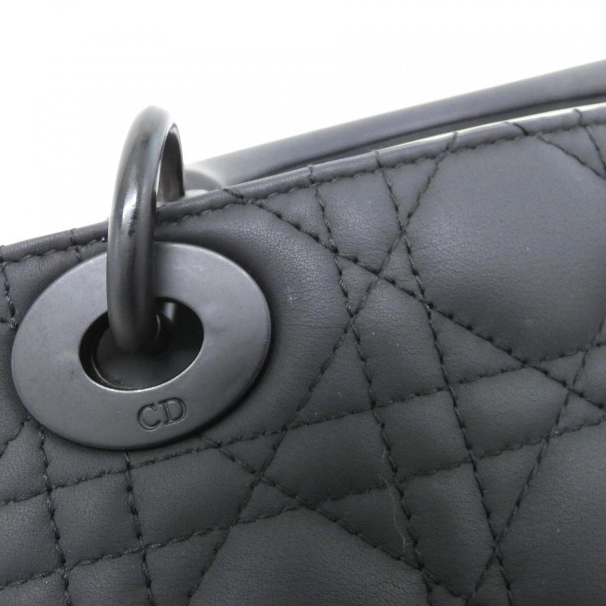 Christian Dior Lady Dior Black Handbag (Pre-Owned)