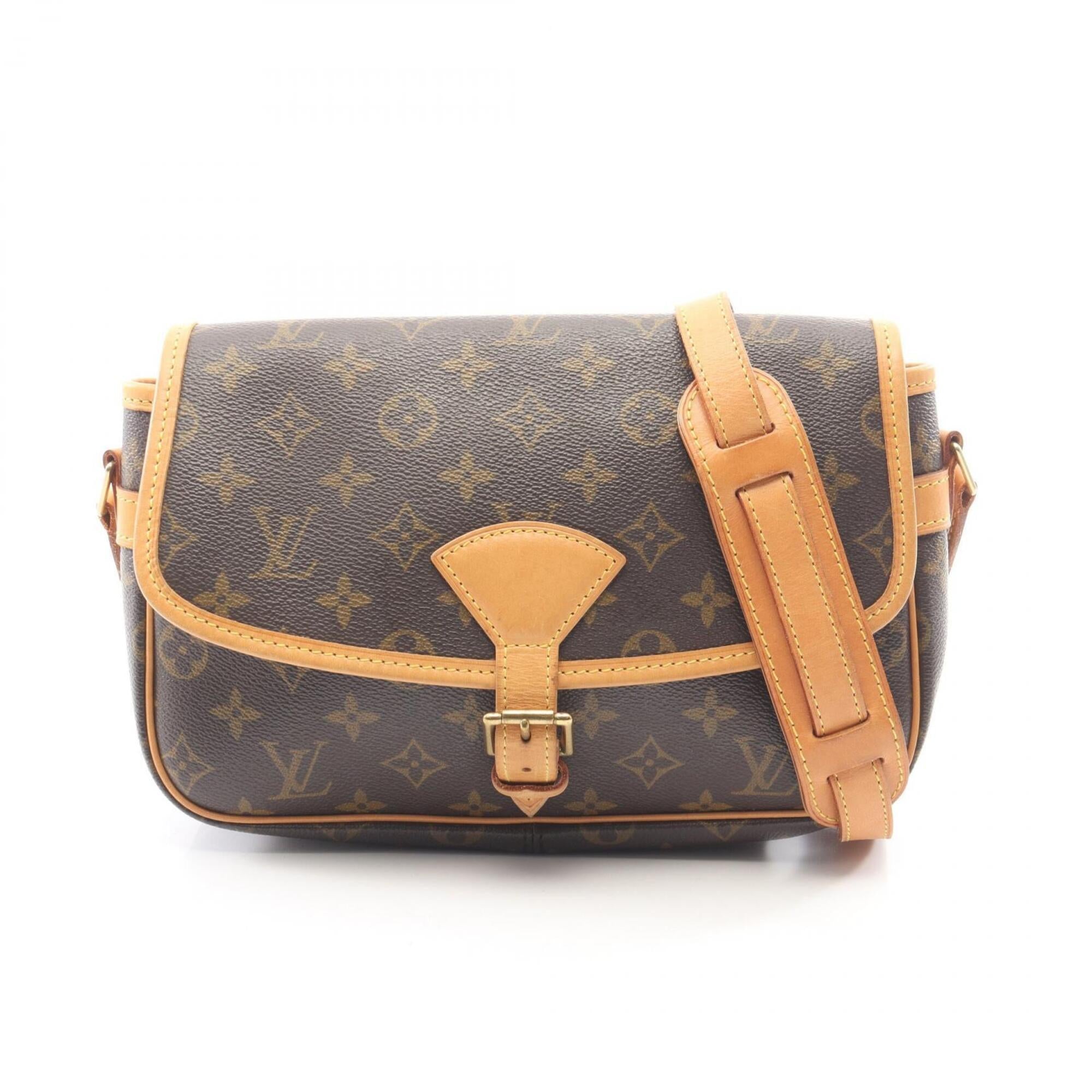Louis Vuitton Brown Pvc Leather Handbag Shoulder Bag (Pre-Owned)