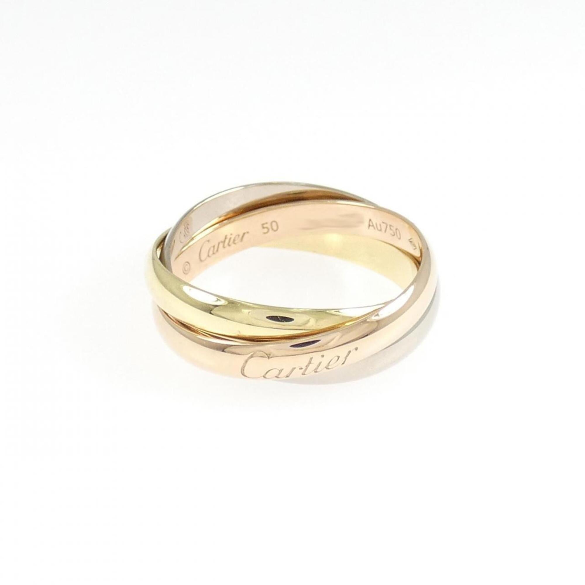 Cartier Yellow Gold (18K) Pink Gold (18K) White Gold (18K) Band Ring (Pre-Owned)