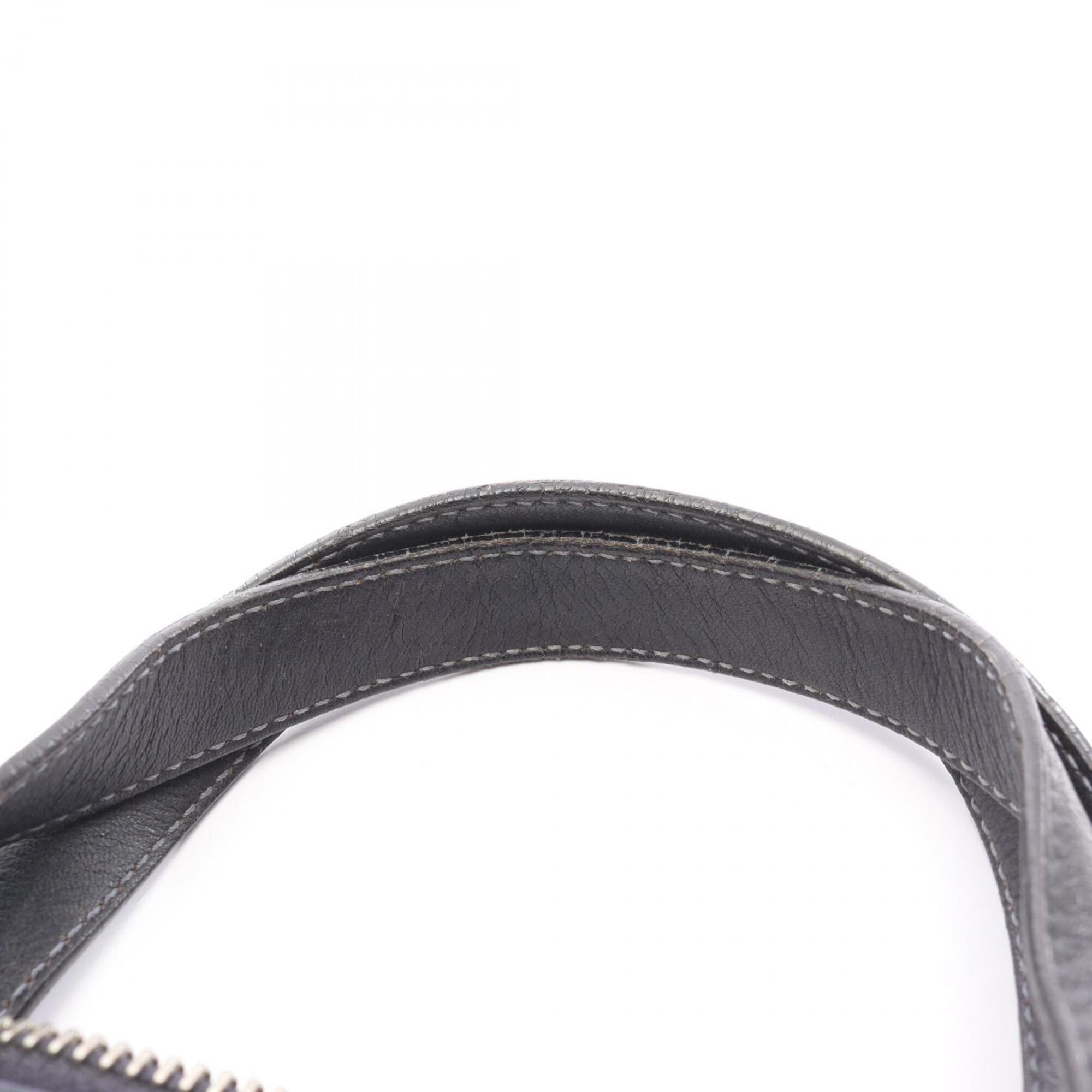 Loewe Black Navy Leather Briefcase Handbag (Pre-Owned)