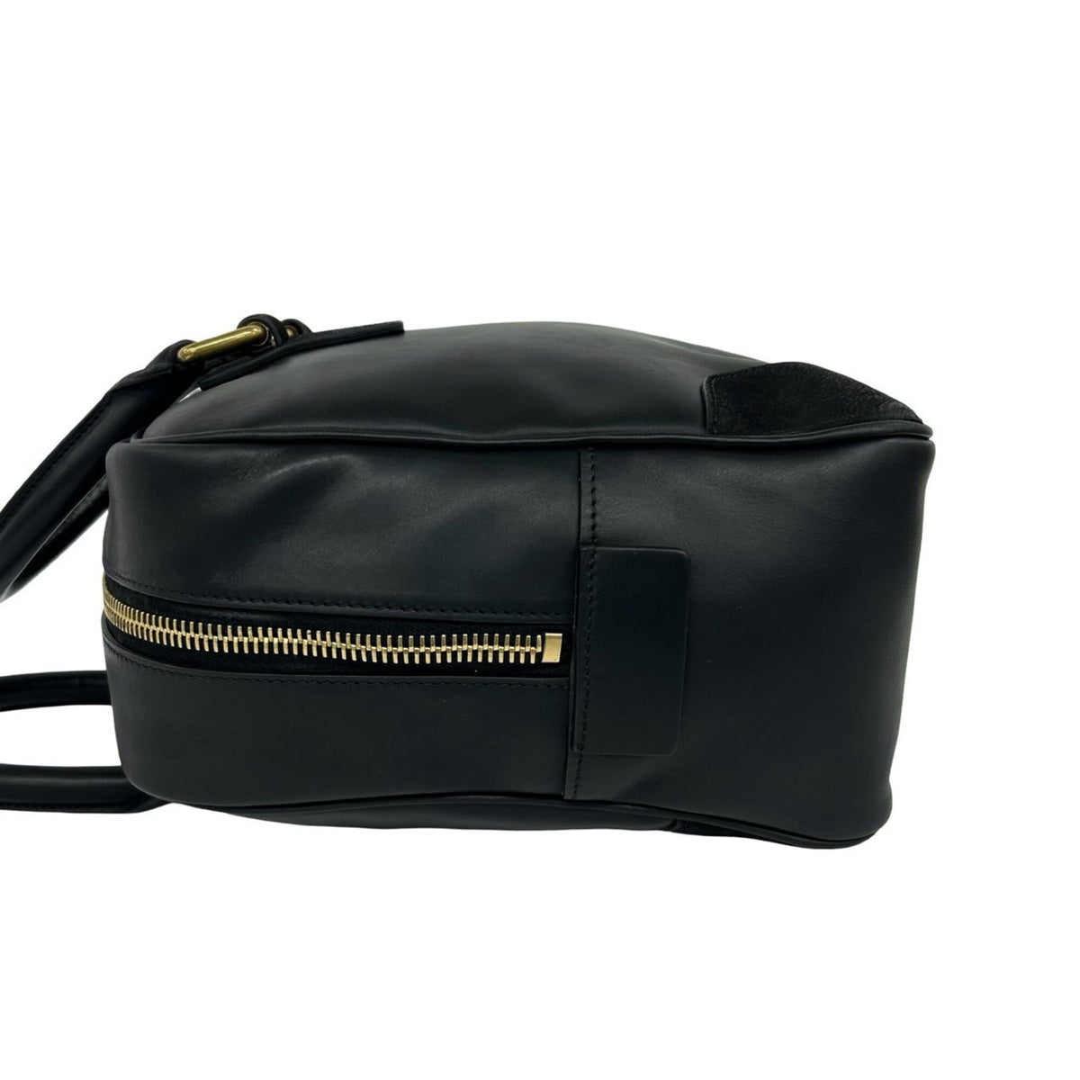 Celine Black Leather Boston Bag Handbag (Pre-Owned)