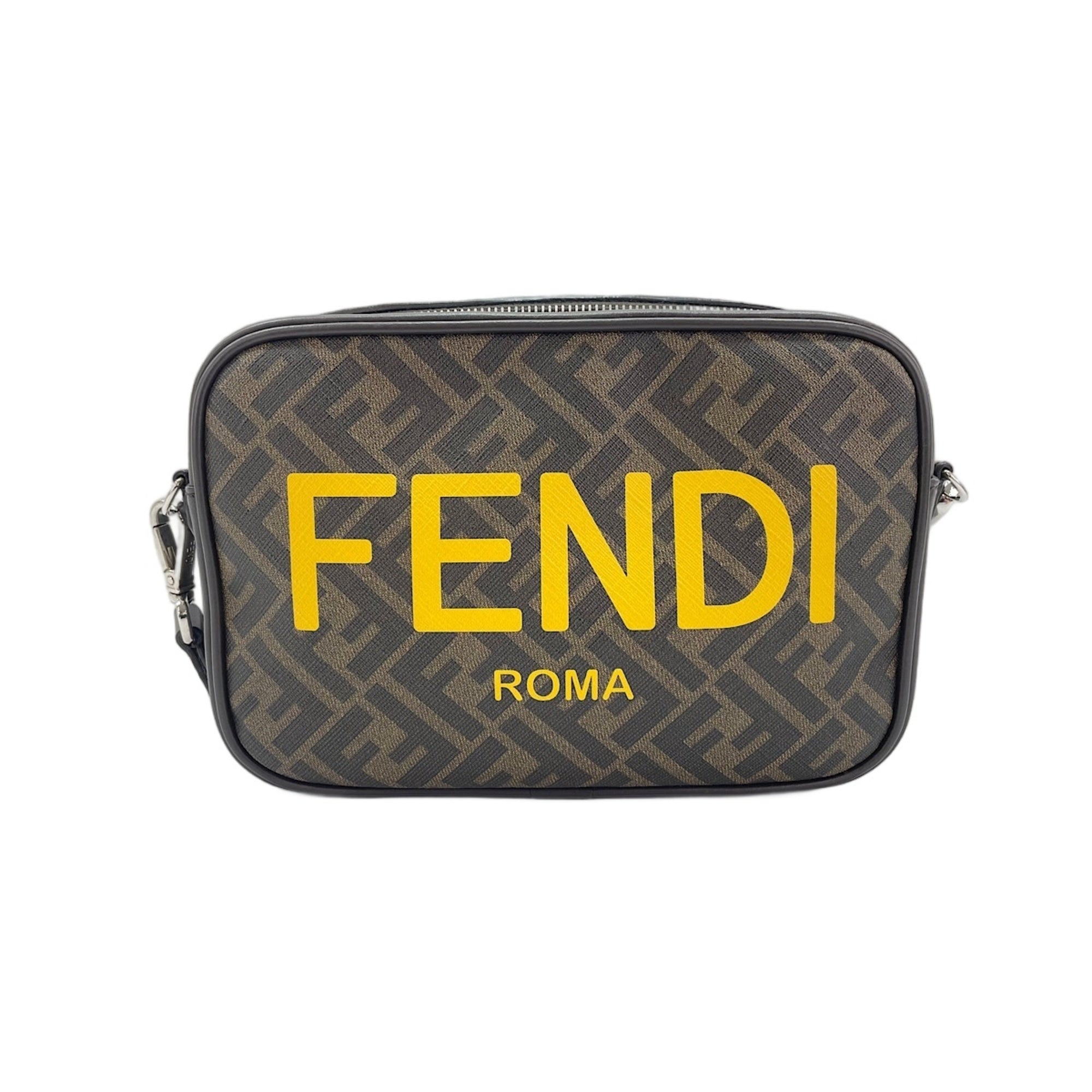 Fendi Brown Zucca Shoulder Bag (Pre-Owned)