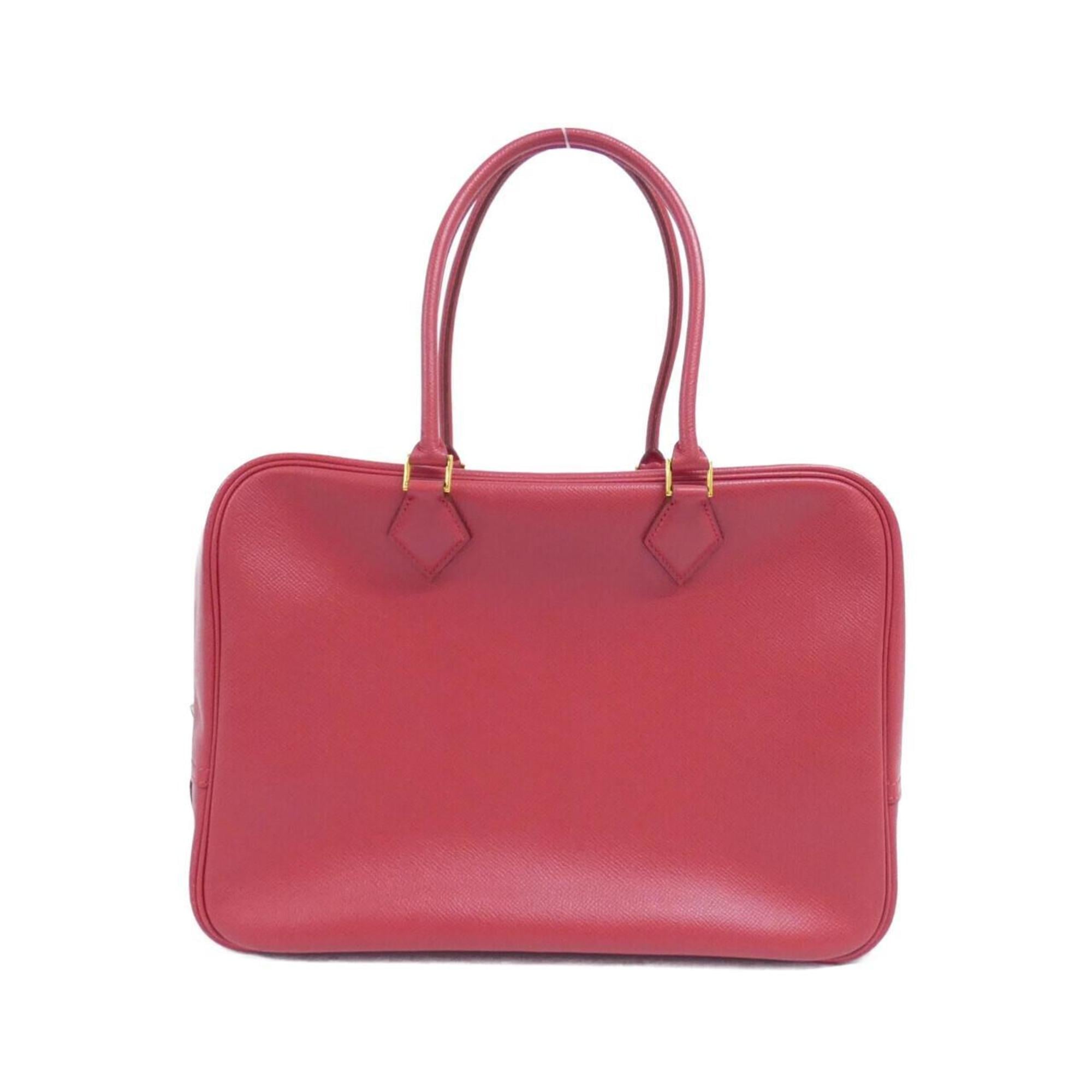 Hermes Rouge Vif Courchevel Leather Handbag (Pre-Owned)