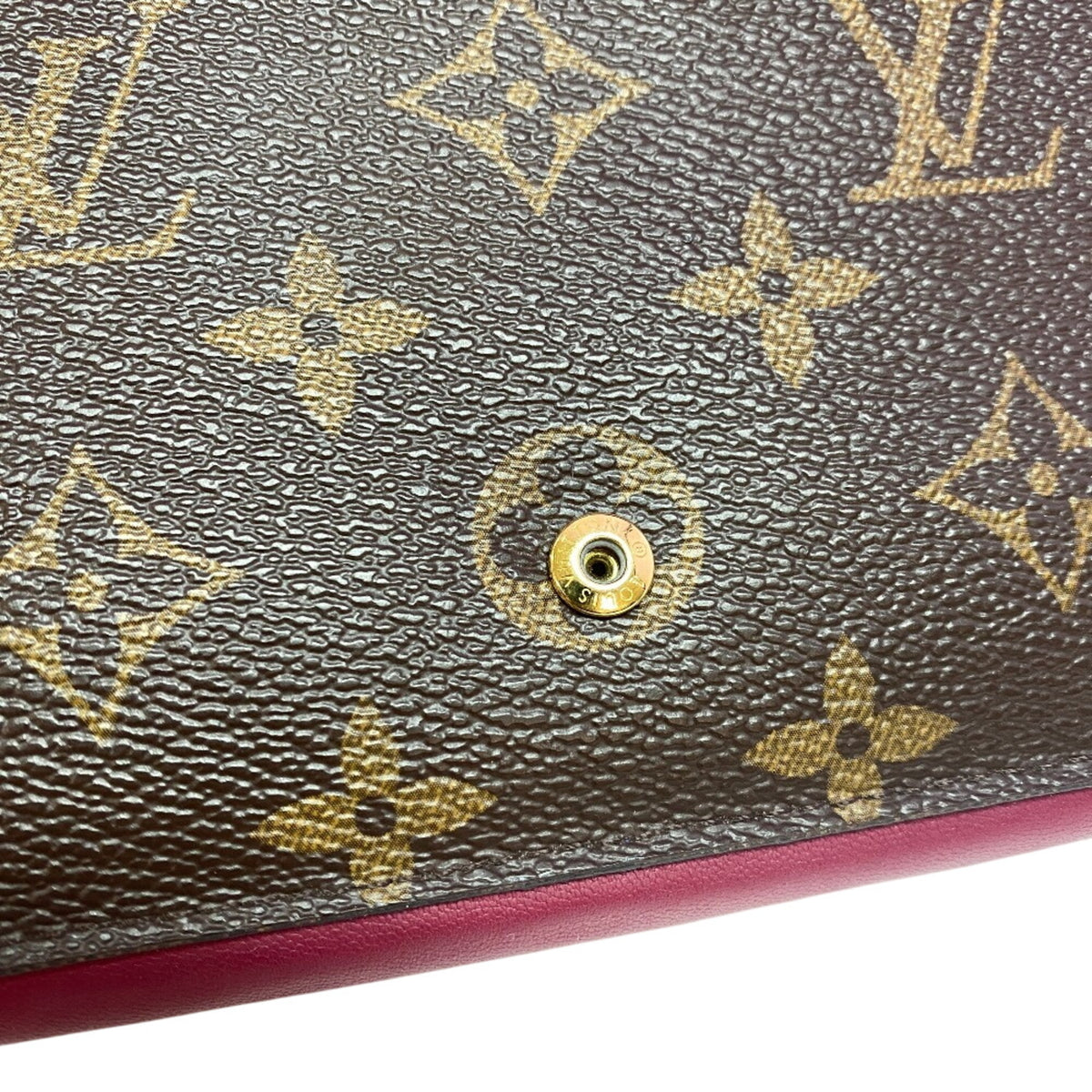 Louis Vuitton Monogram Brown Leather Long Wallet (Bi-Fold) (Pre-Owned)