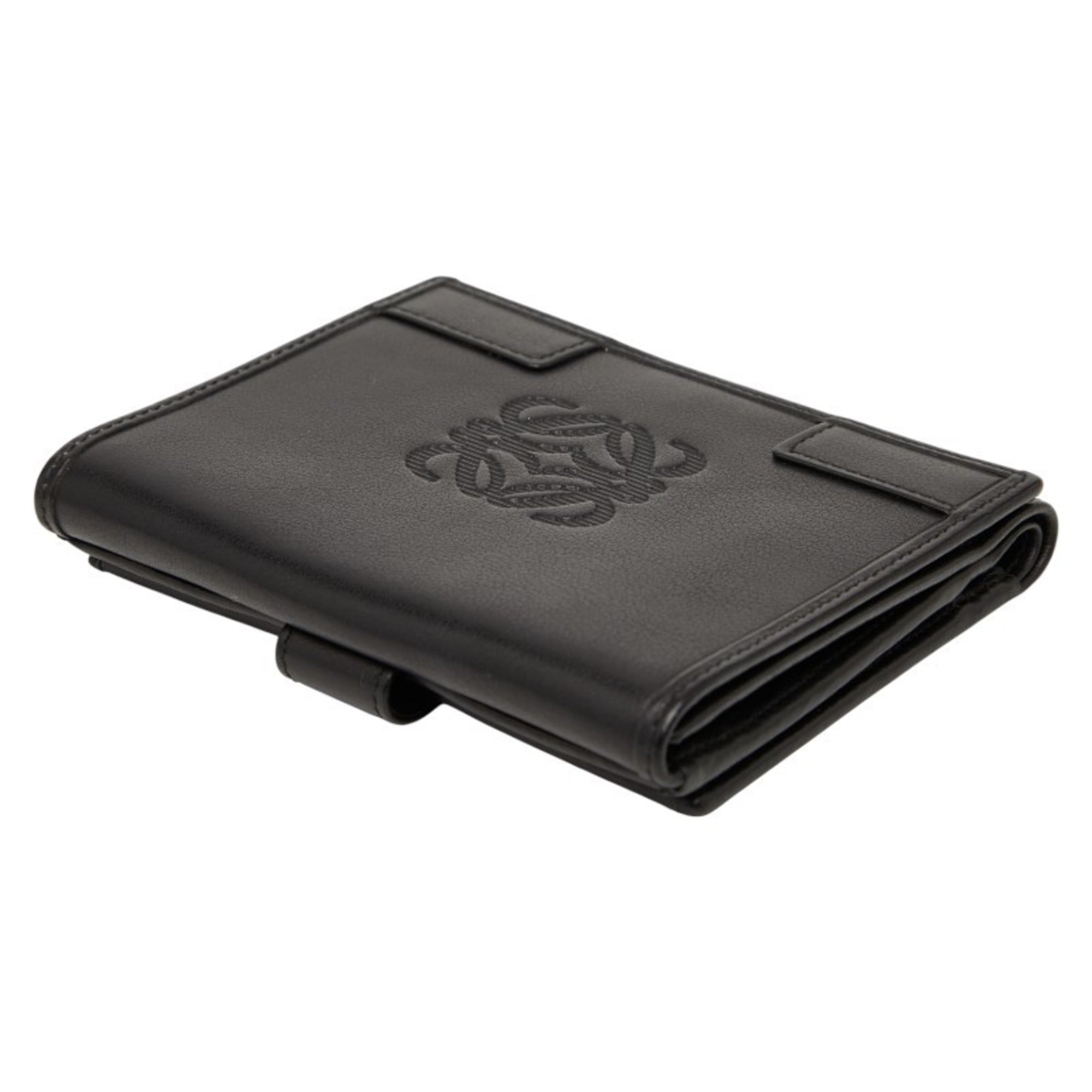 Loewe Black Leather Wallet (Bi-Fold) (Pre-Owned)