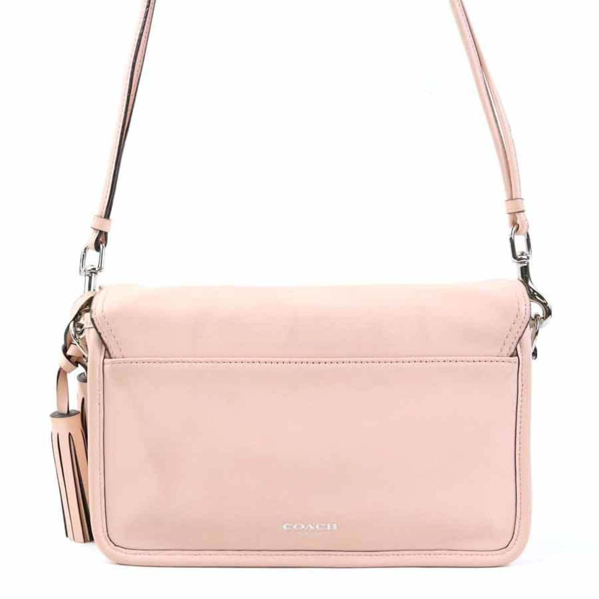 Coach Pink Leather Shoulder Bag (Pre-Owned)
