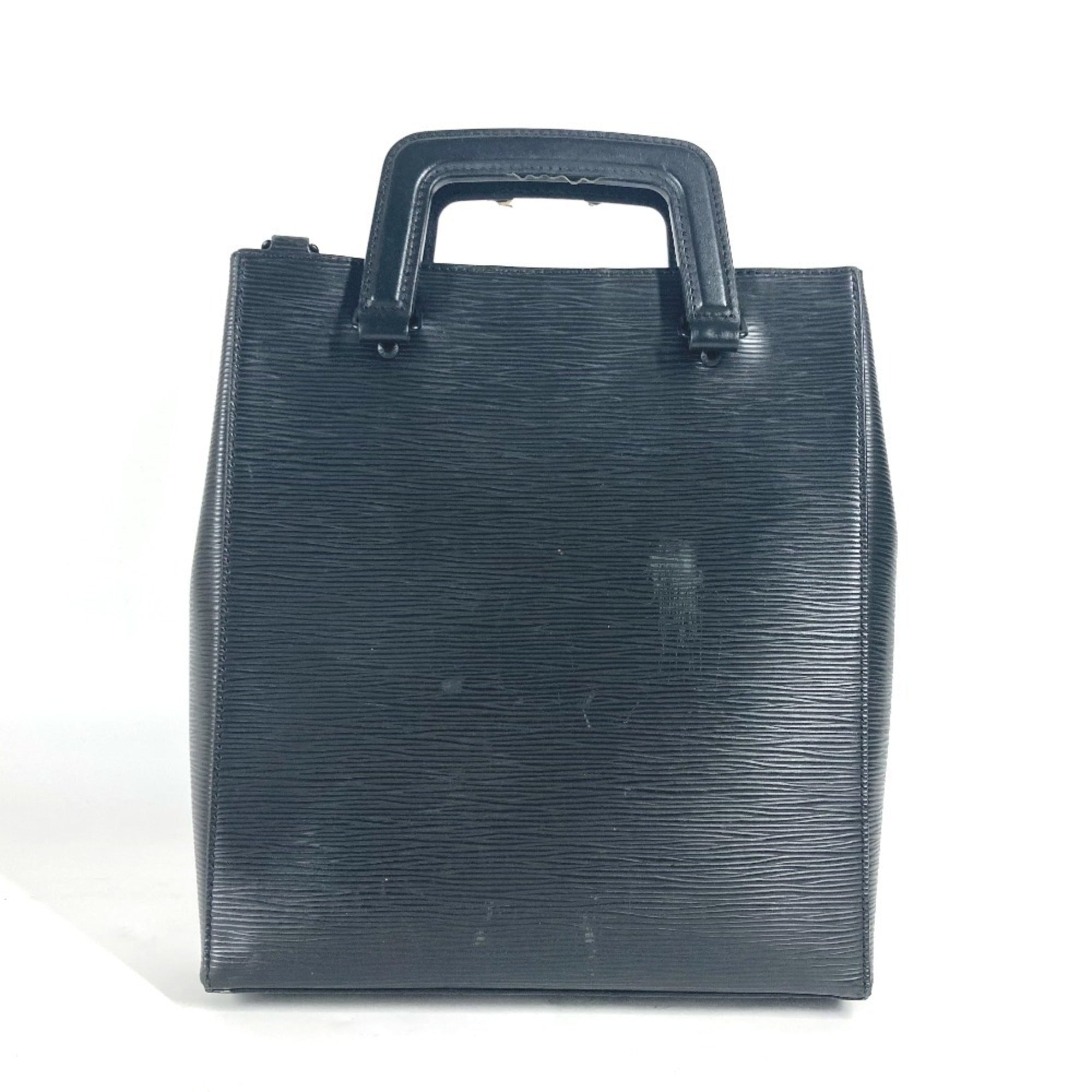 Louis Vuitton Black Noir Epi Leather Handbag Tote Bag (Pre-Owned)