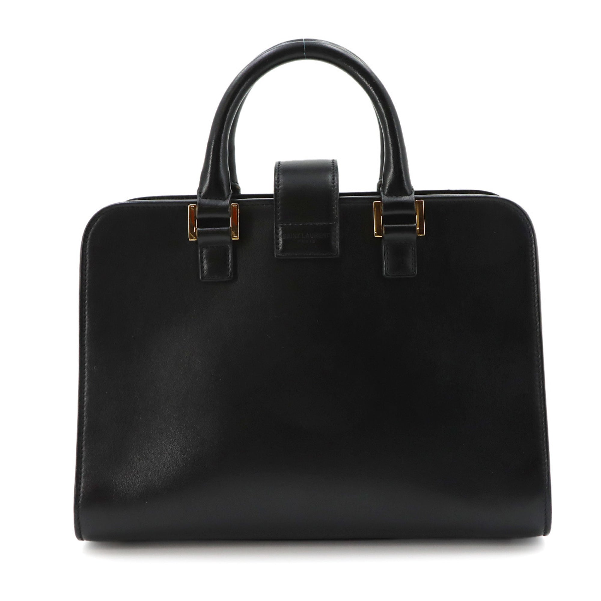 Saint Laurent Black Leather Handbag (Pre-Owned)