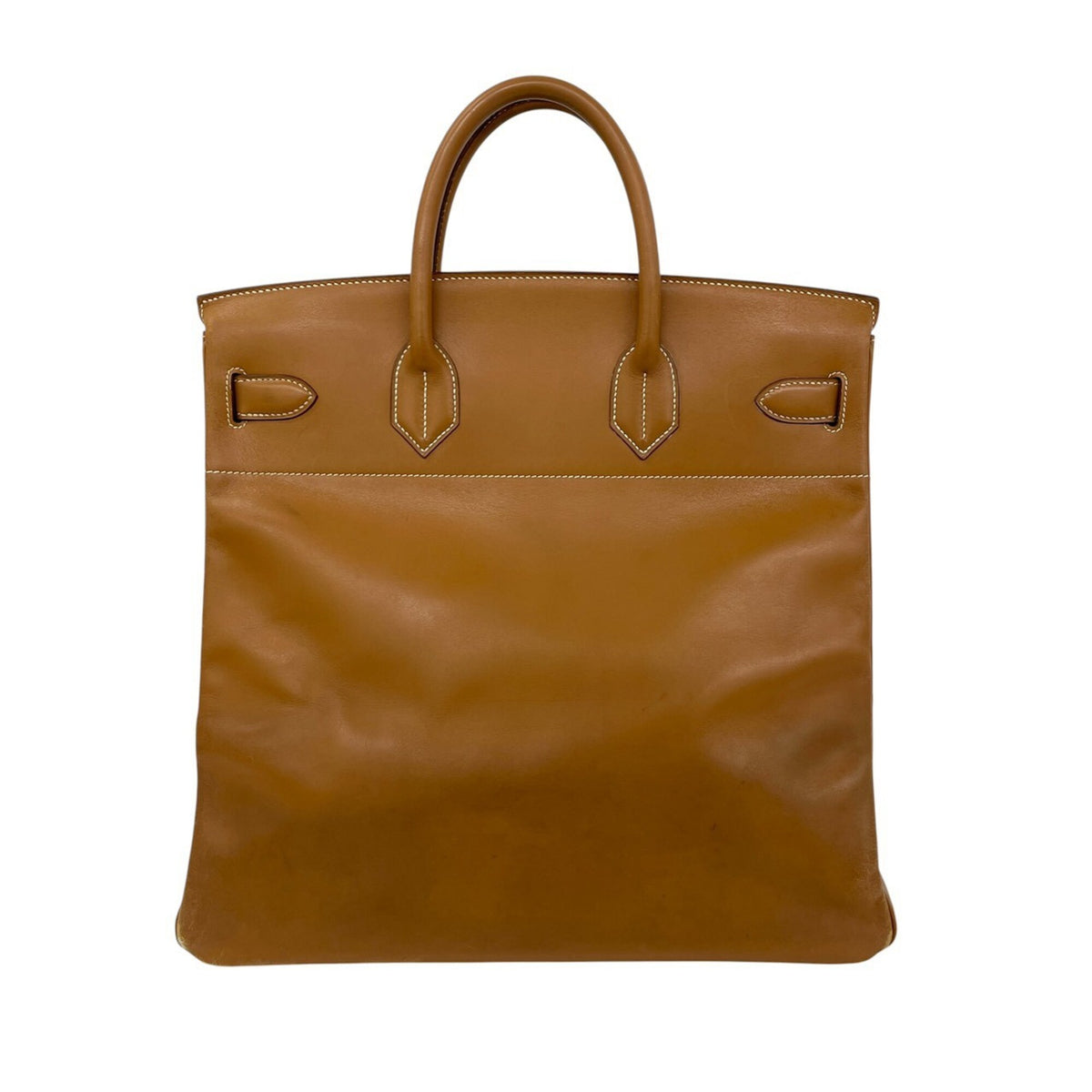 Hermes Brown Vache Leather Handbag (Pre-Owned)