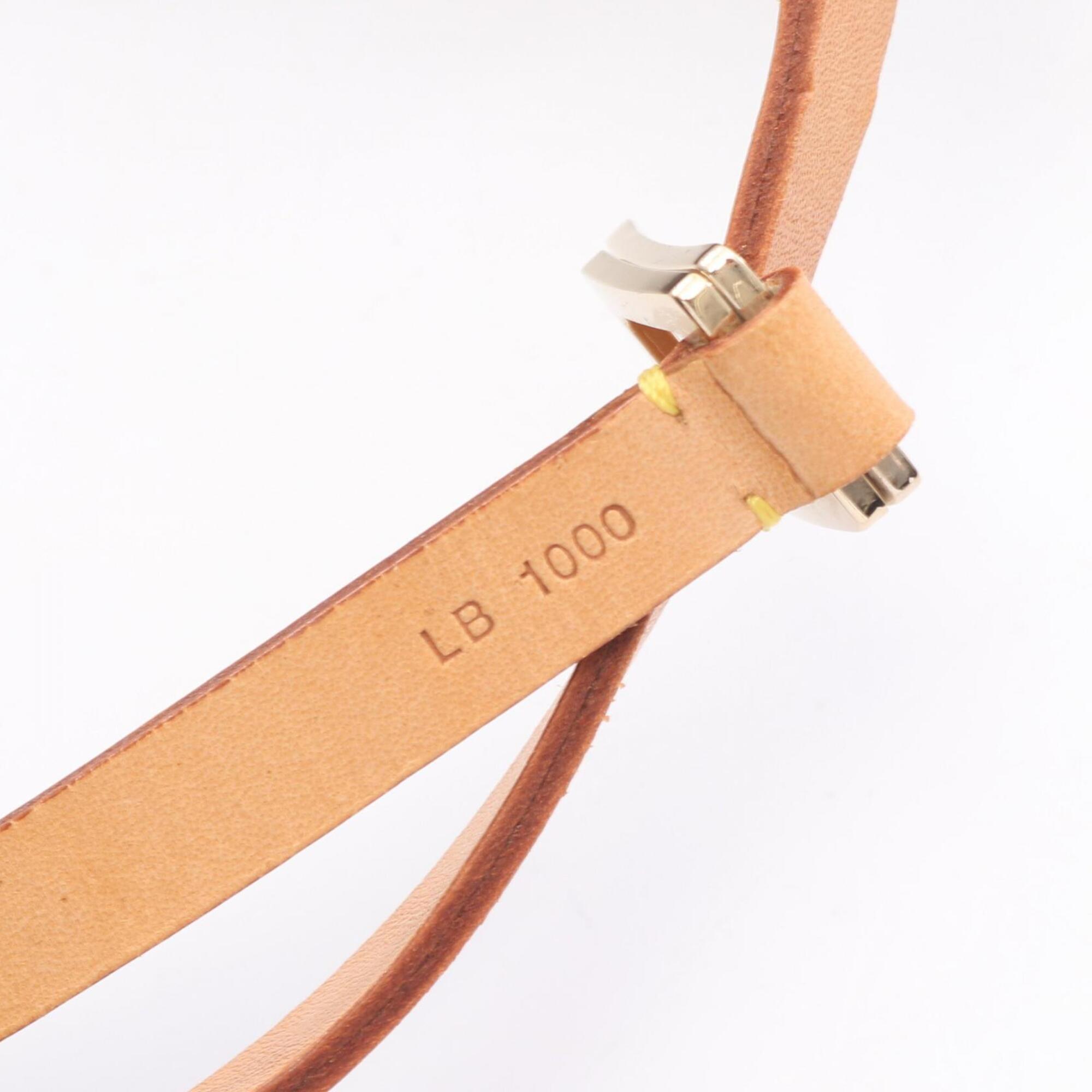 Louis Vuitton Brown Coated Canvas Leather Fanny Pack Handbag (Pre-Owned)