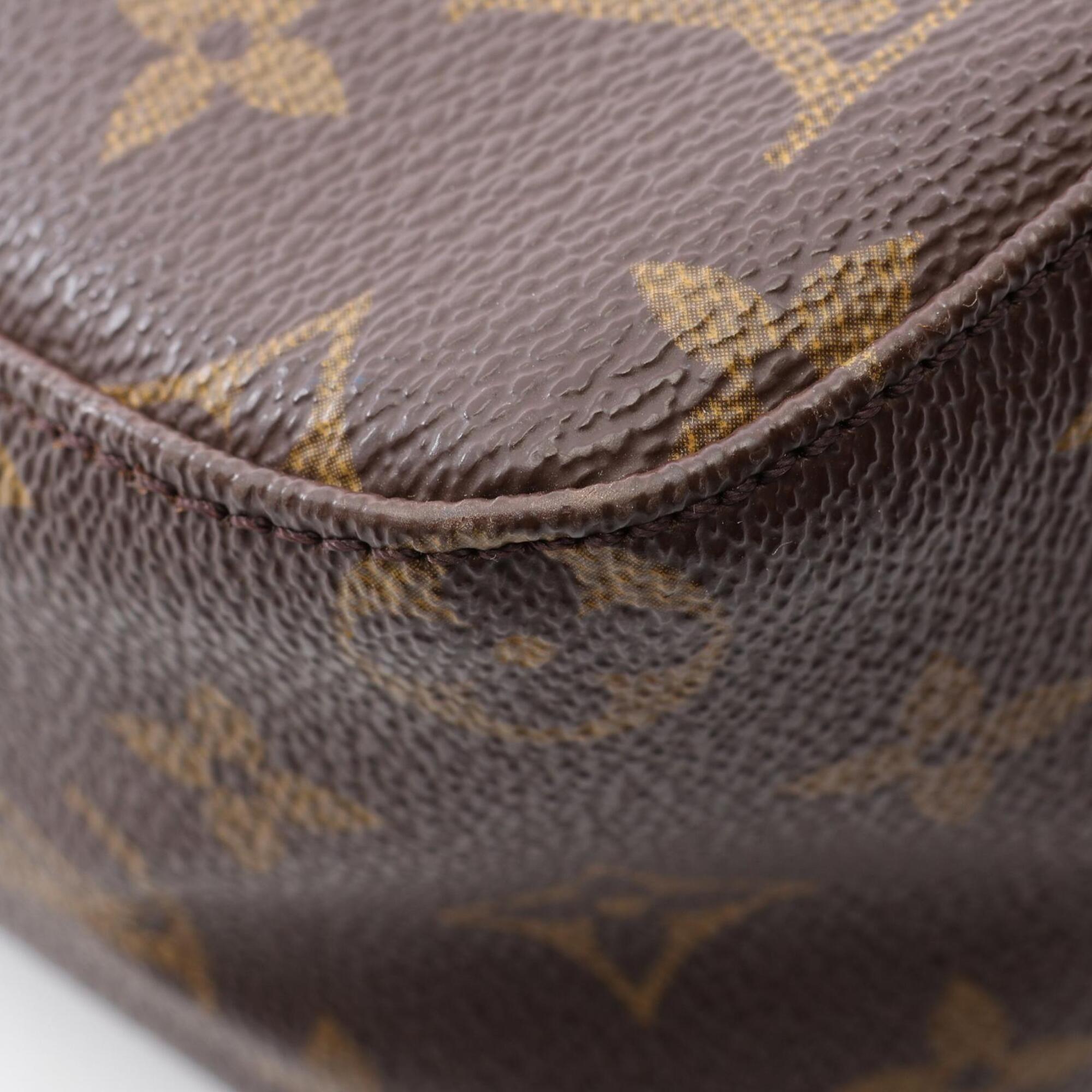 Louis Vuitton Brown Monogram Monogram Leather Handbag Shoulder Bag (Pre-Owned)