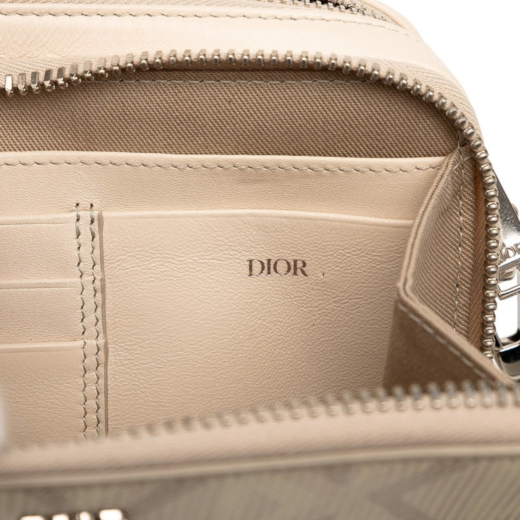 Christian Dior Beige Pvc Leather Shoulder Bag (Pre-Owned)