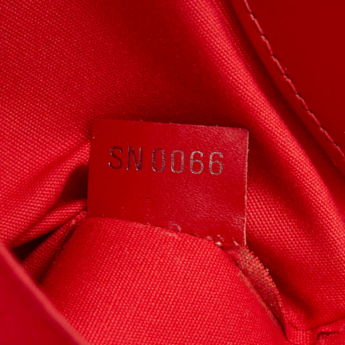 Louis Vuitton Red Color Rouge Leather Handbag Tote Bag (Pre-Owned)