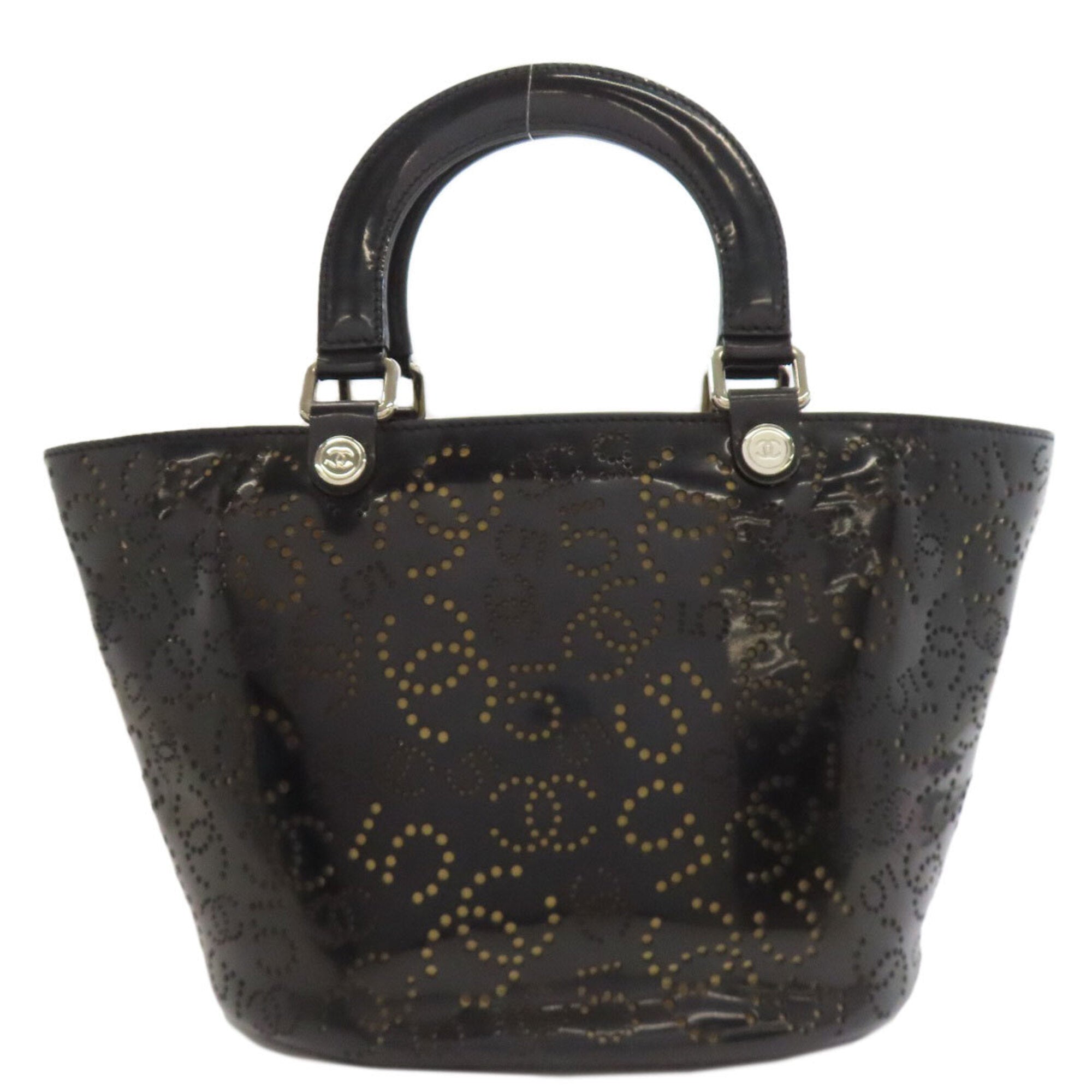 Chanel Black Leather Handbag (Pre-Owned)