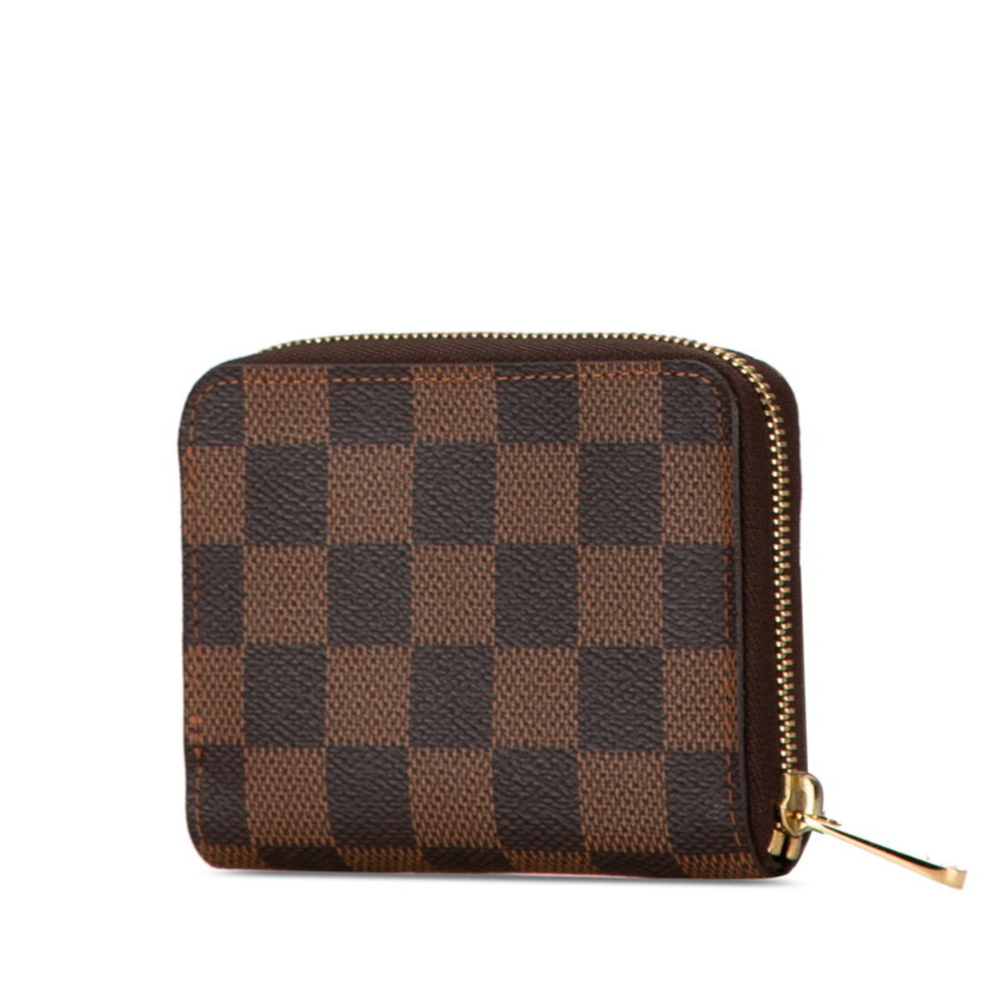 Louis Vuitton Brown Pvc Leather Coin Purse/Coin Case (Pre-Owned)