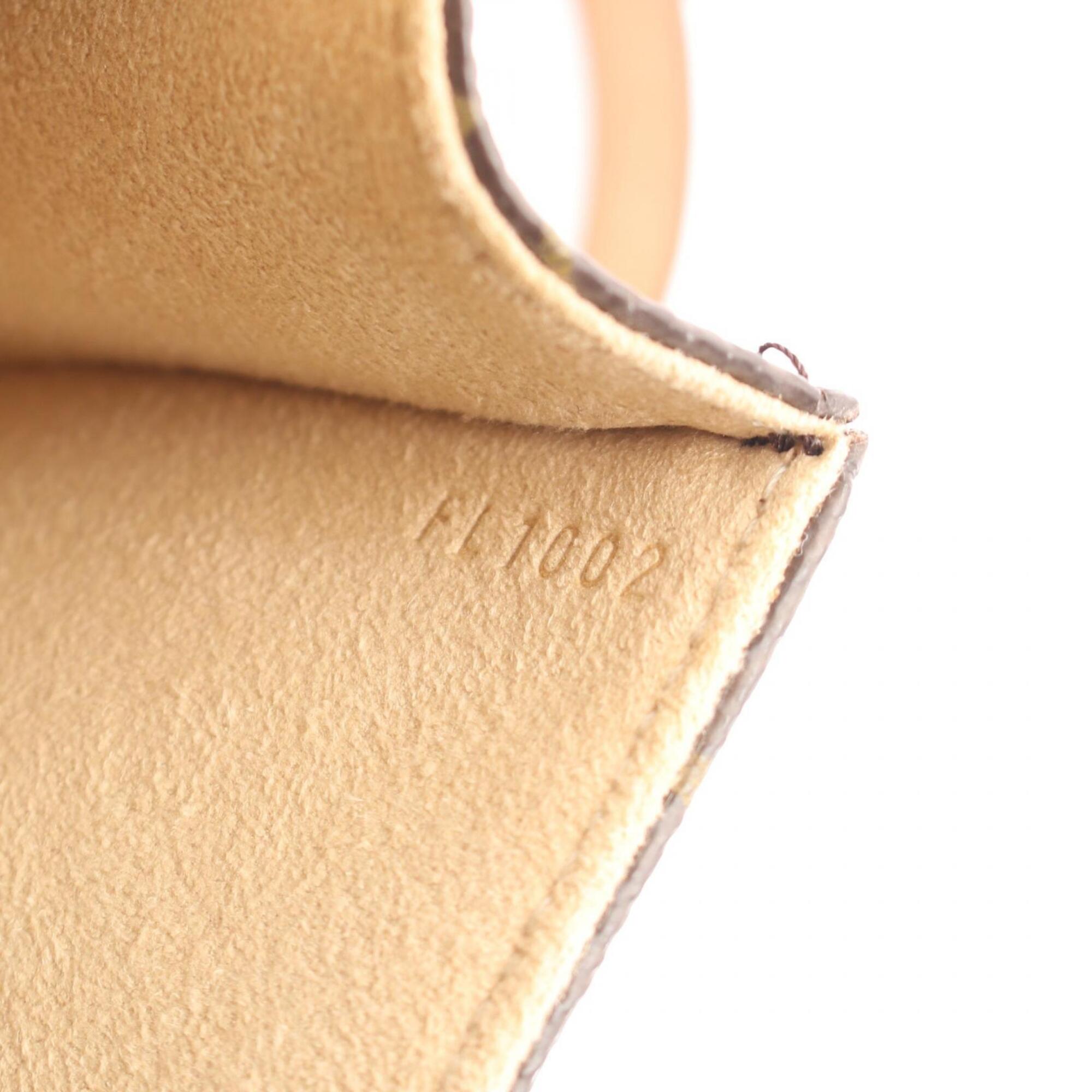 Louis Vuitton Brown Pvc Leather Fanny Pack Handbag (Pre-Owned)