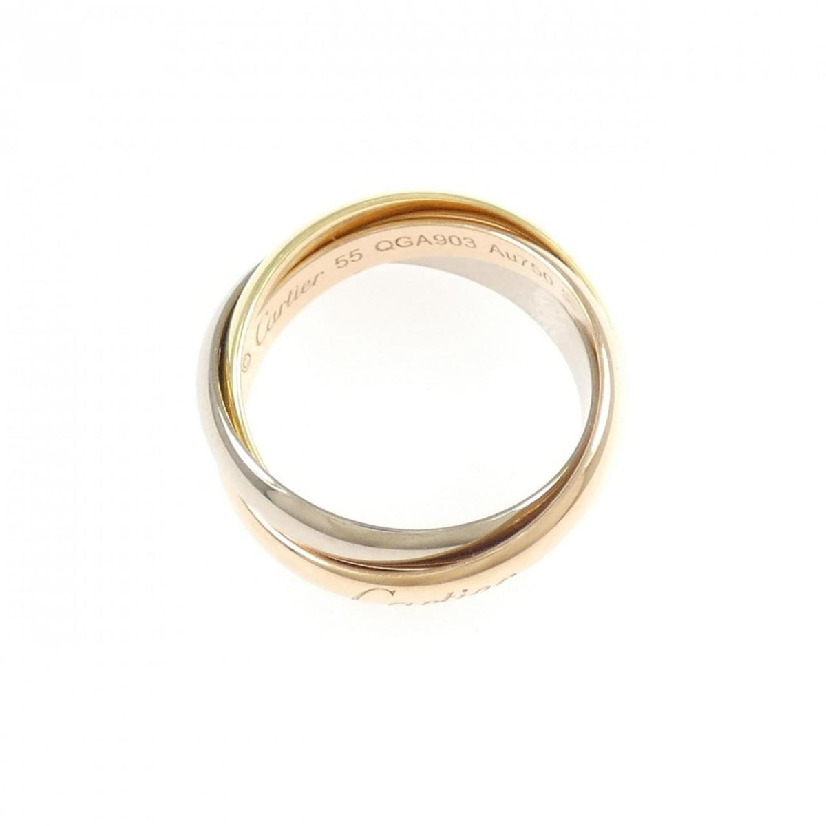 Cartier Trinity Yellow Gold (18K) Pink Gold (18K) White Gold (18K) Band Ring (Pre-Owned)