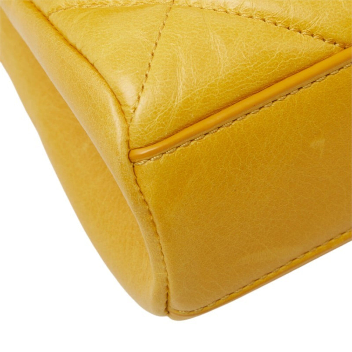 Tod's Yellow Leather Shoulder Bag (Pre-Owned)