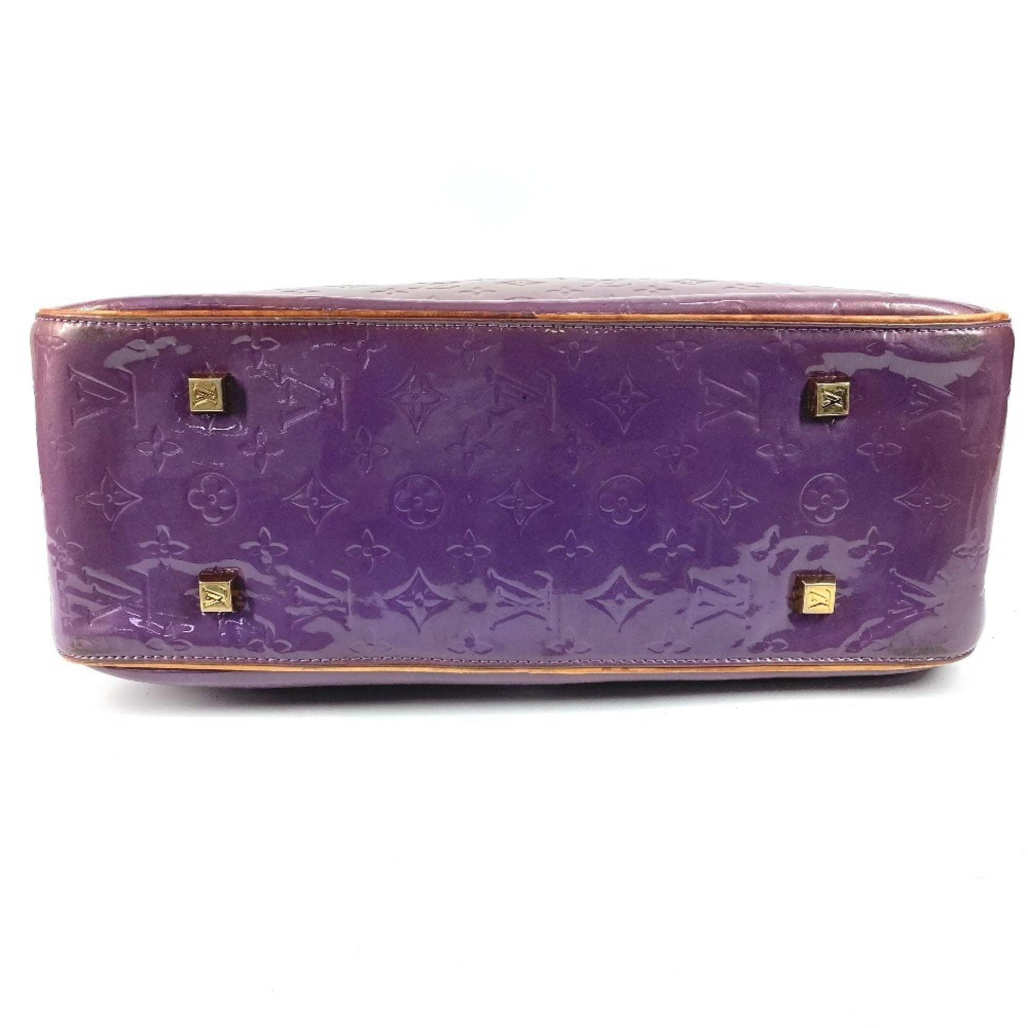 Louis Vuitton Monogram Vernis Purple Monogram Vernis Boston Bag Shoulder Bag (Pre-Owned)