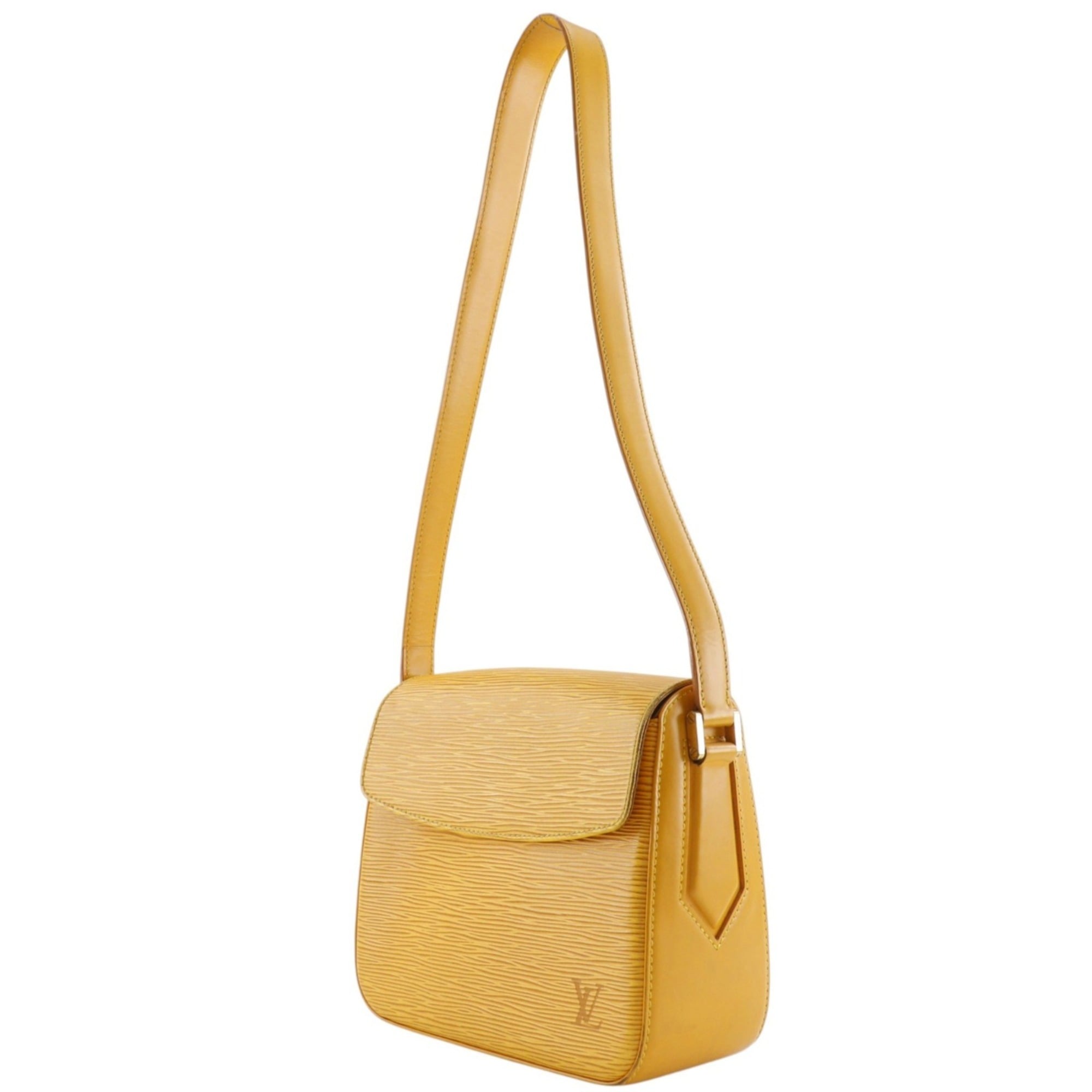 Louis Vuitton Yellow Epi Leather Shoulder Bag (Pre-Owned)