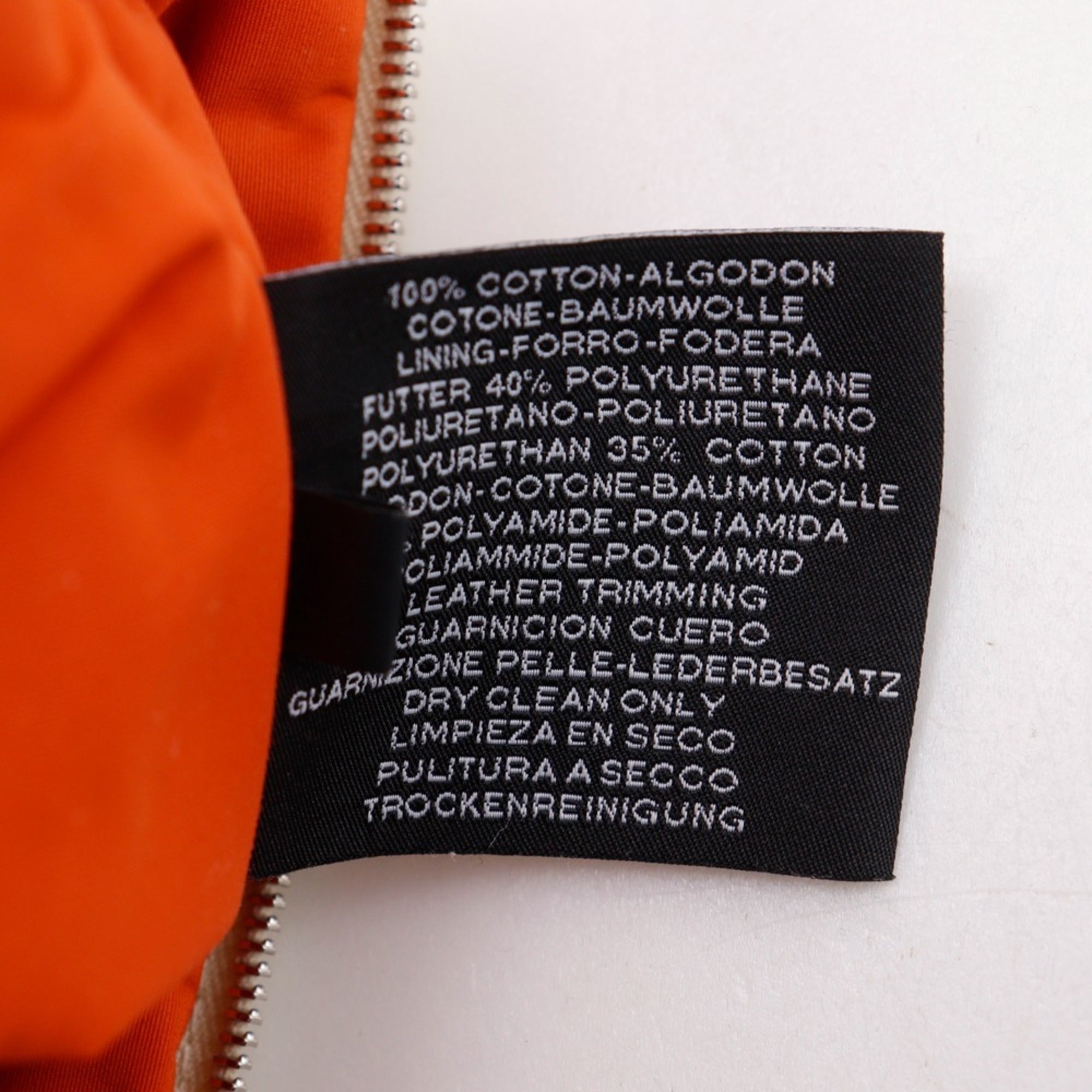 Hermes Beige Canvas Pouch (Pre-Owned)