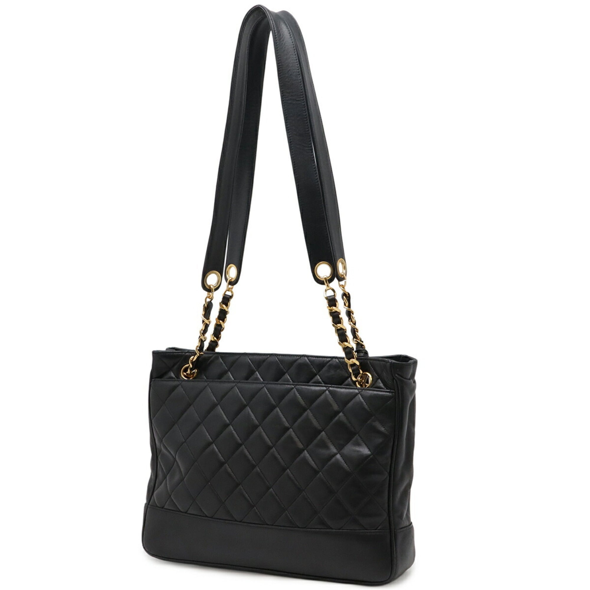 Chanel Black Shoulder Bag Tote Bag (Pre-Owned)