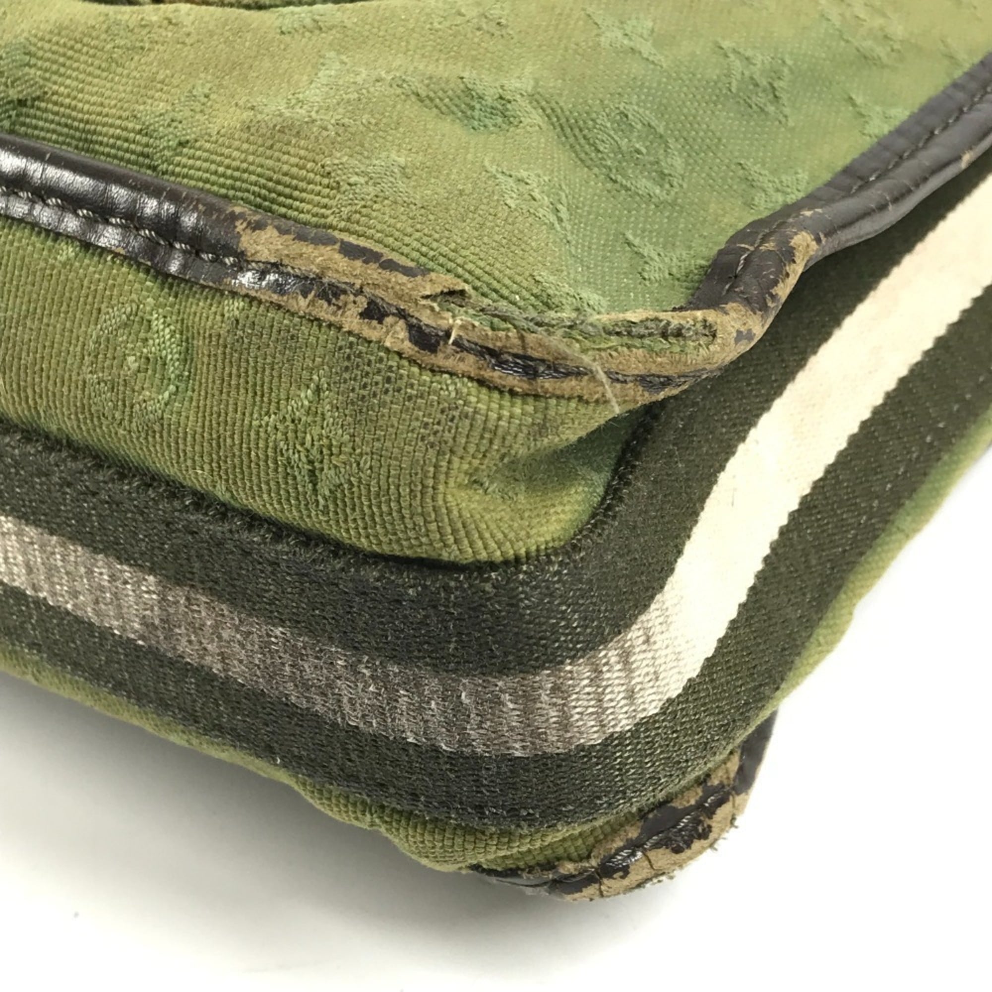 Louis Vuitton Khaki Monogram Mini Canvas Shoulder Bag (Pre-Owned)
